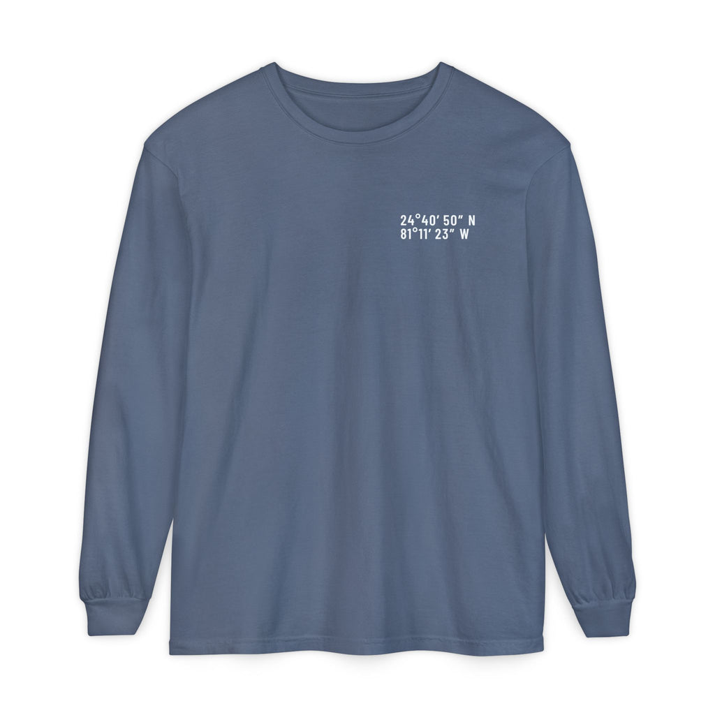 Florida Keys Map Long Sleeve Tee