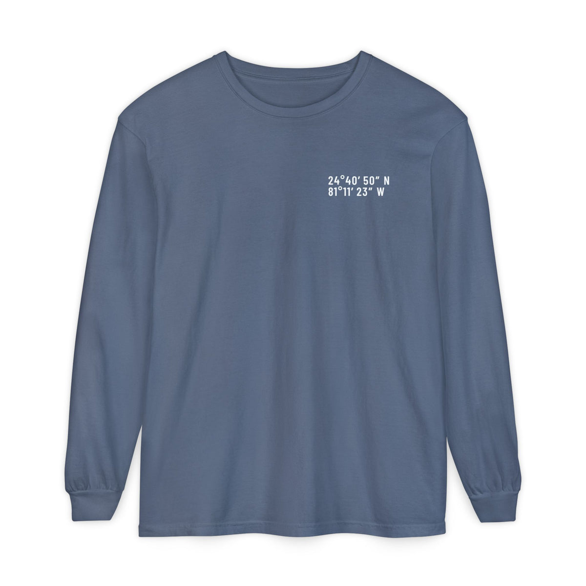 Florida Keys Map Long Sleeve Tee