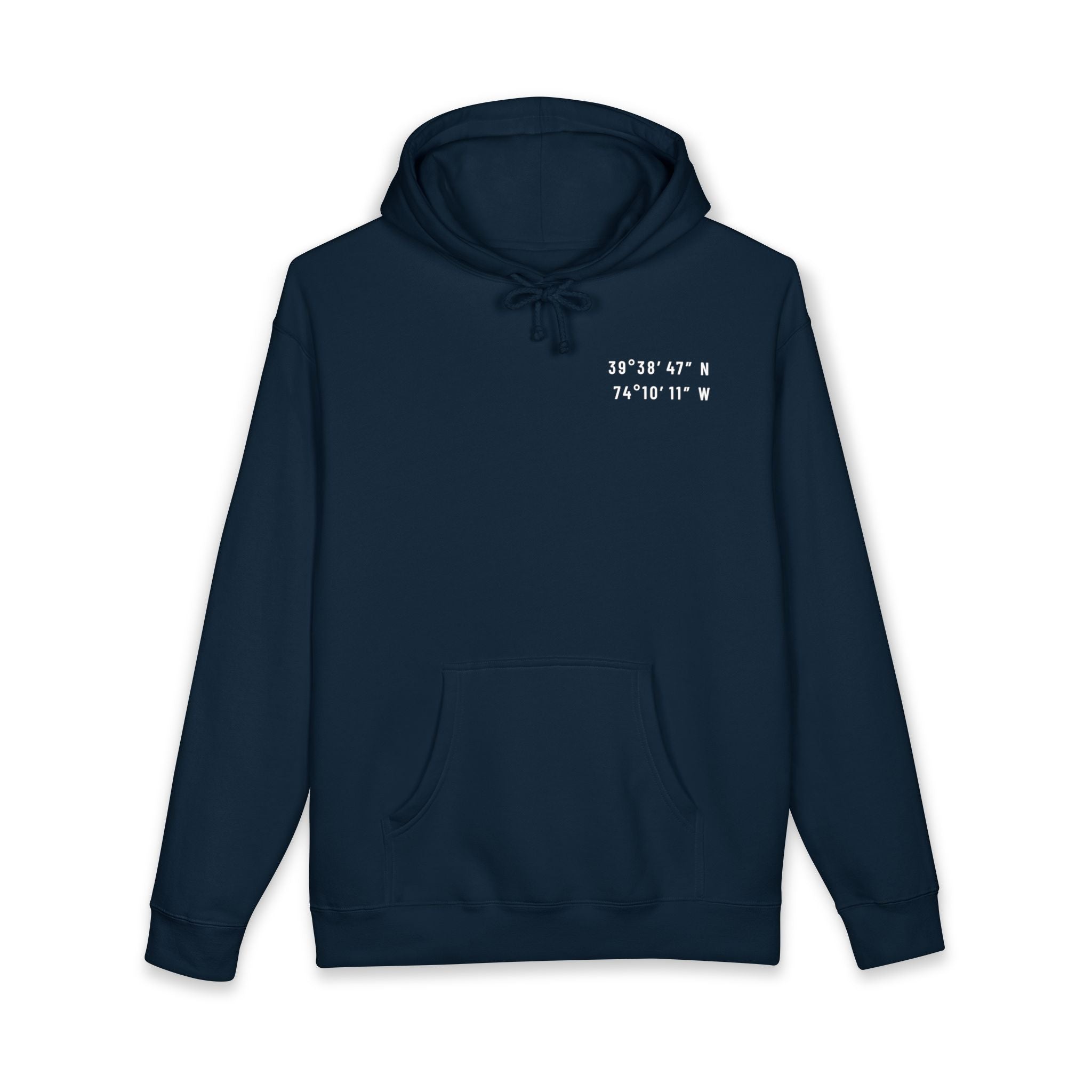 Long Beach Island, NJ Map Hoodie