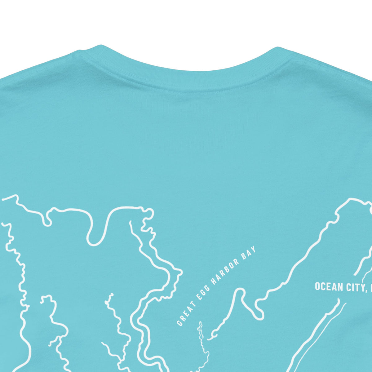 Ocean City, NJ Map Tee