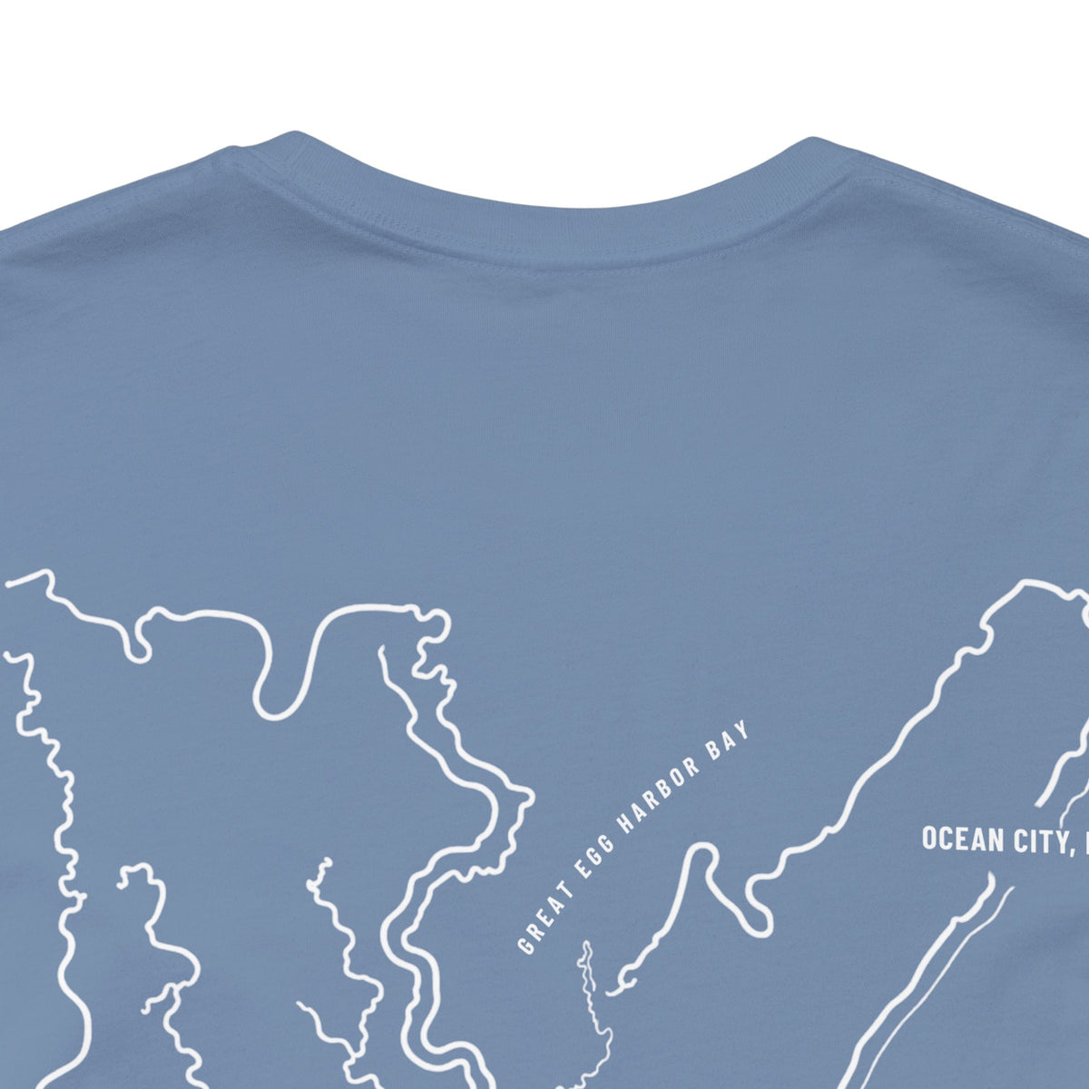 Ocean City, NJ Map Tee