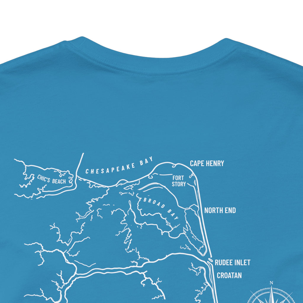 Virginia Beach, VA Map Tee