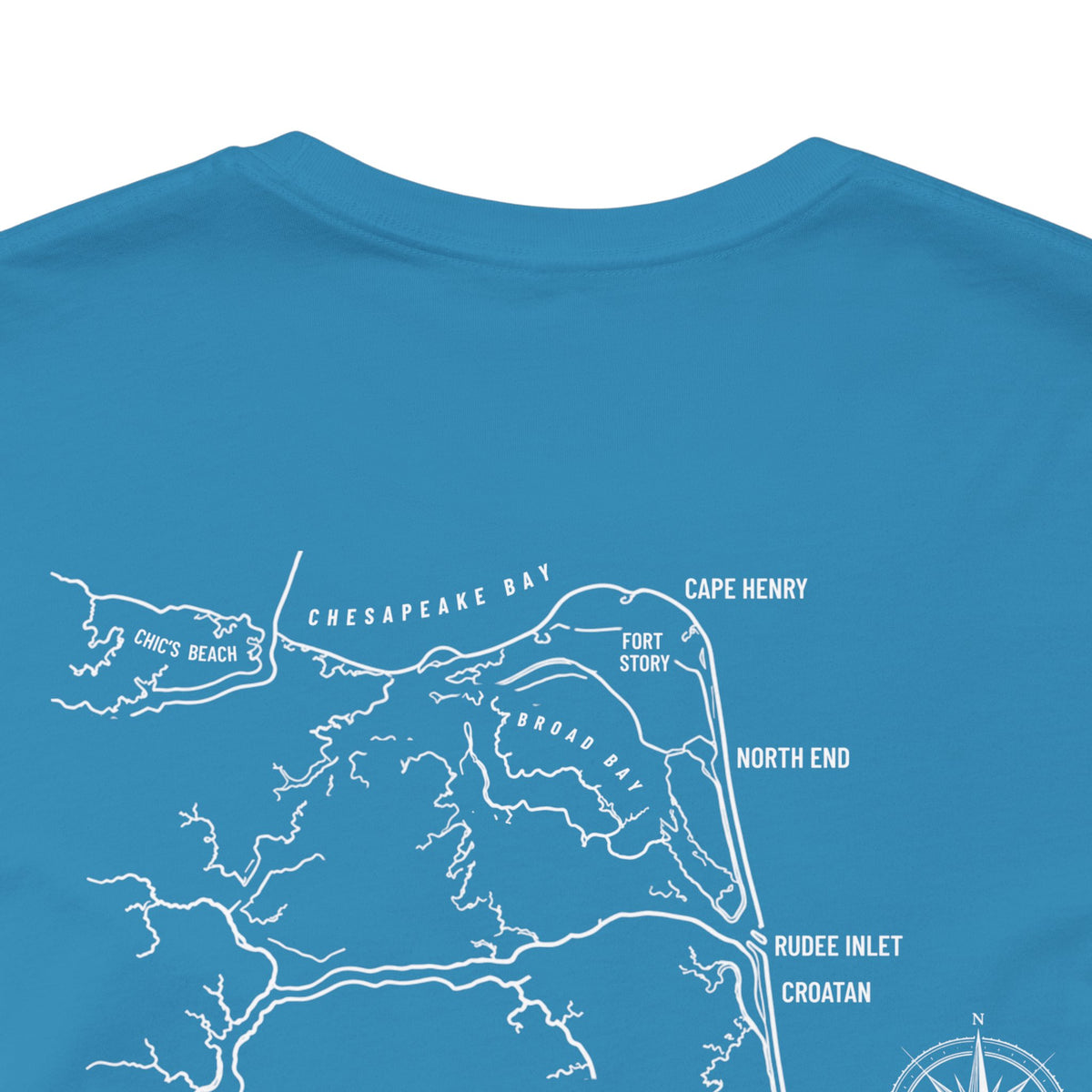 Virginia Beach, VA Map Tee