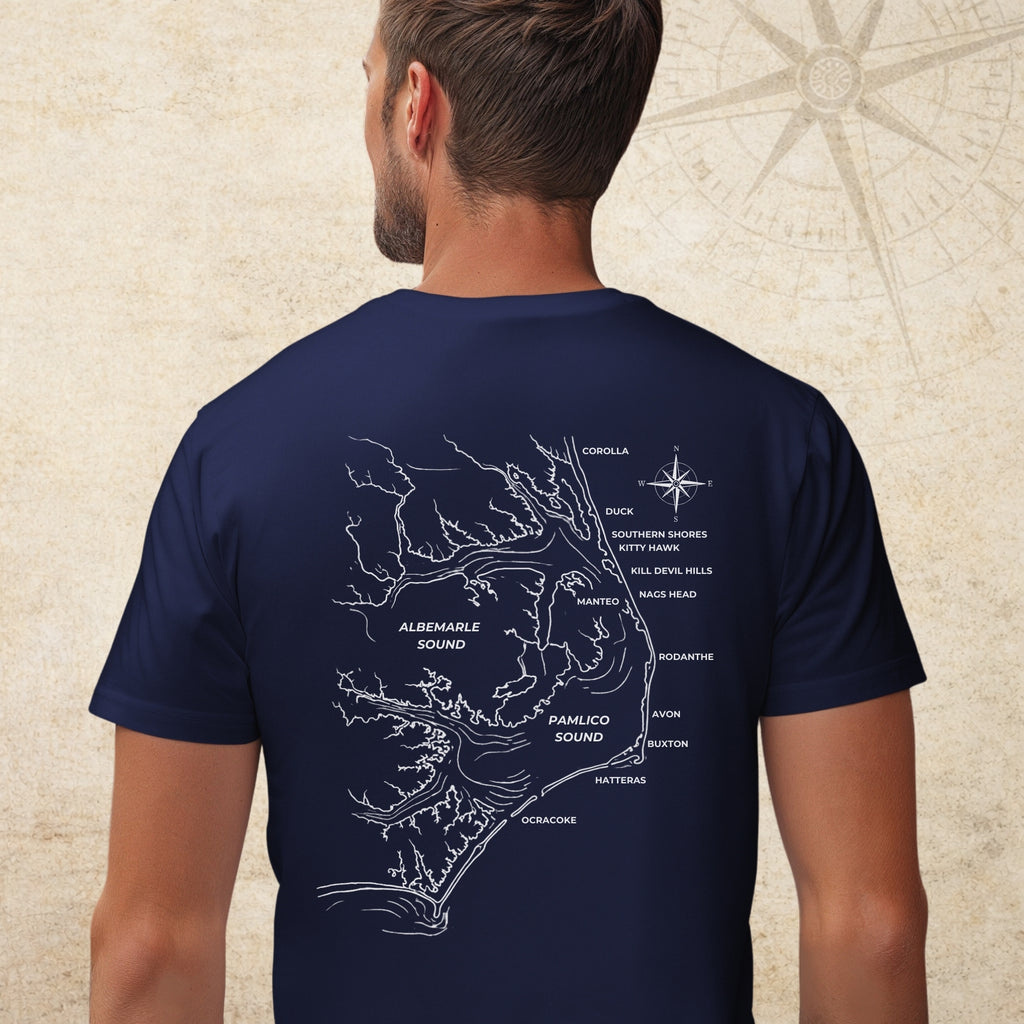 Nautical Map — Outer Banks Tee