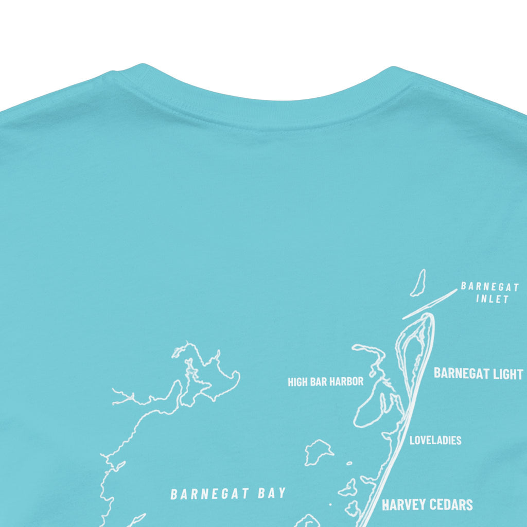 Long Beach Island, NJ Map Tee