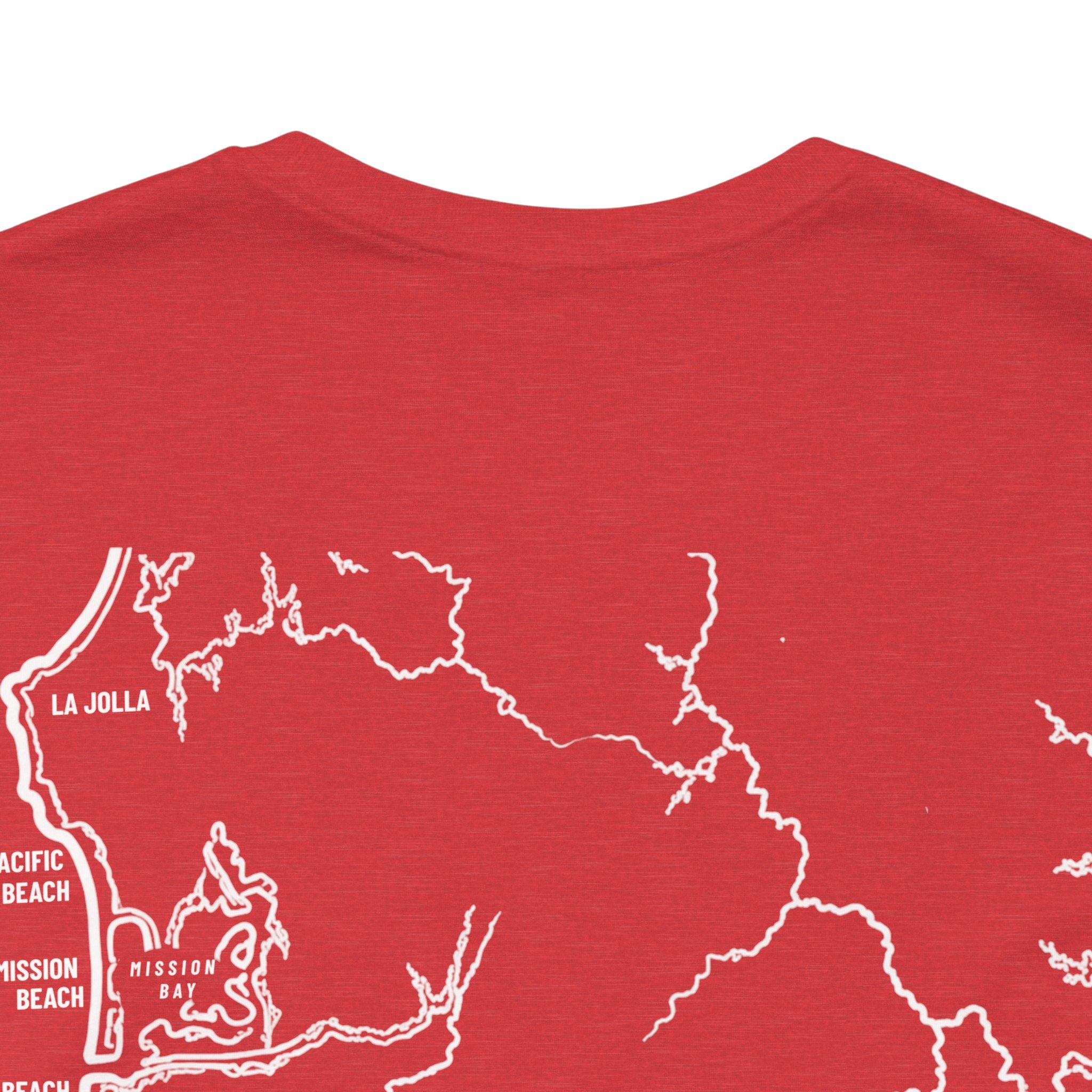 San Diego, CA Map Tee