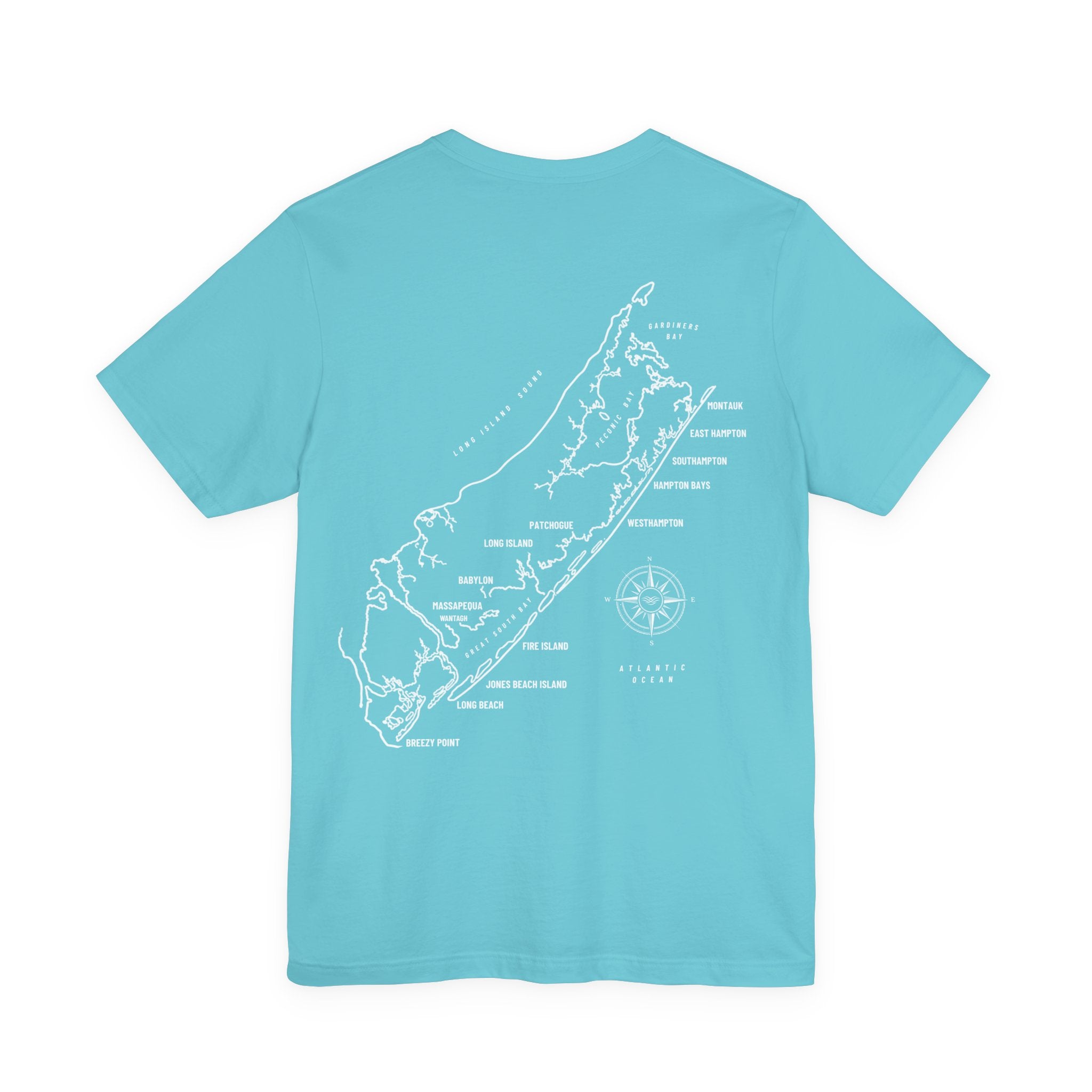 LONG ISLAND MAP TEE | FREQUENSEA