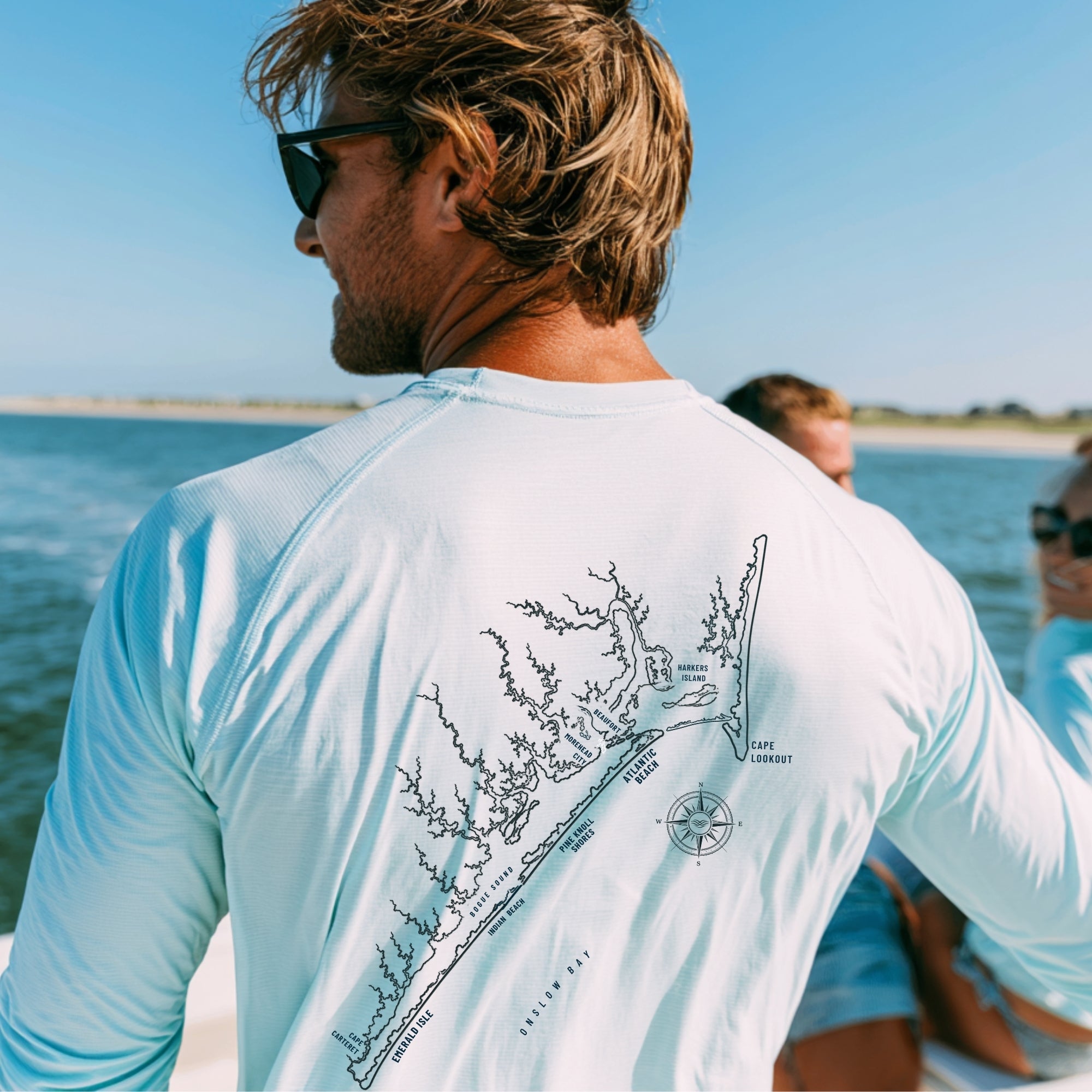 Crystal Coast, NC UPF 50+ Sun Shirt
