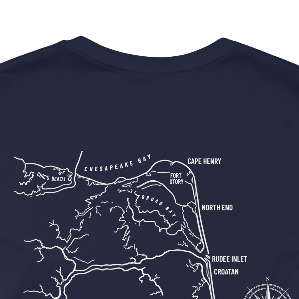 Virginia Beach, VA Map Tee