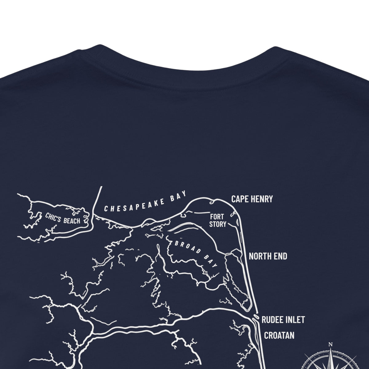 Virginia Beach, VA Map Tee