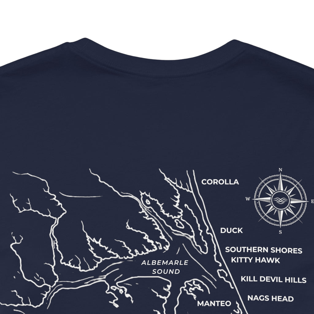 Outer Banks, NC Map Tee