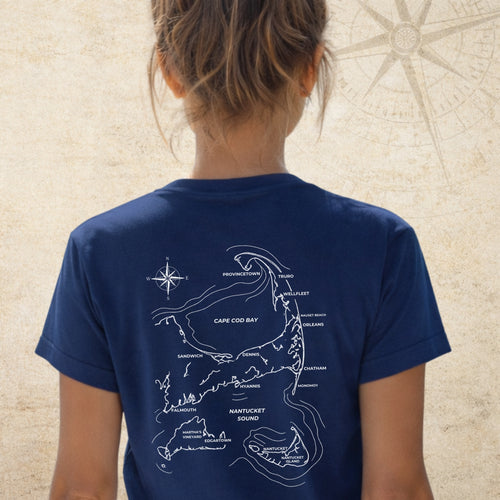 Cape Cod Map Tee