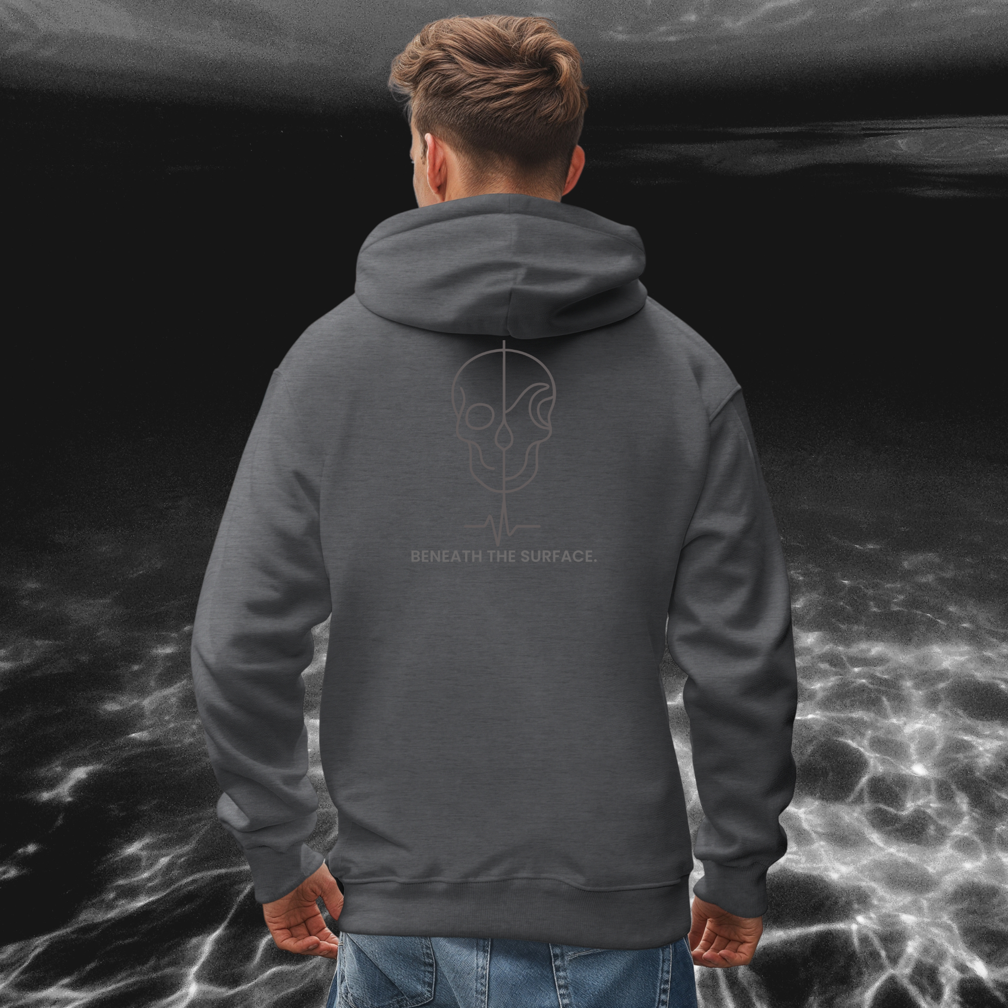 Beneath the Surface Skull Hoodie