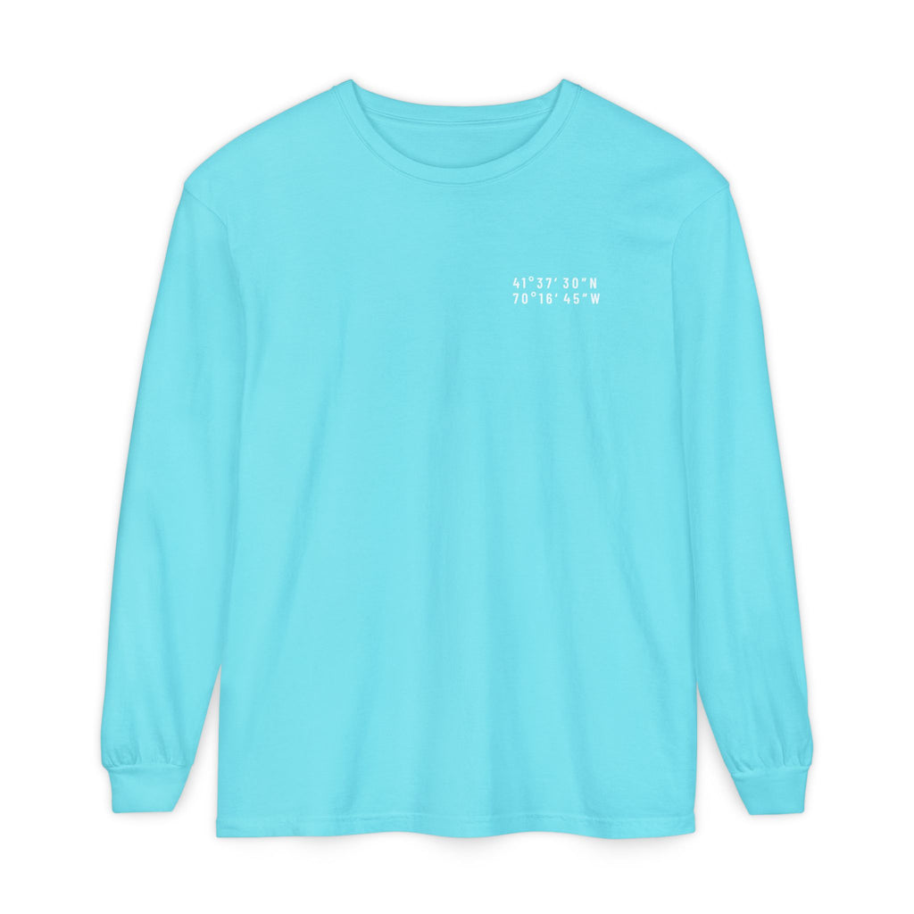 Cape Cod, MA Map Long Sleeve Tee