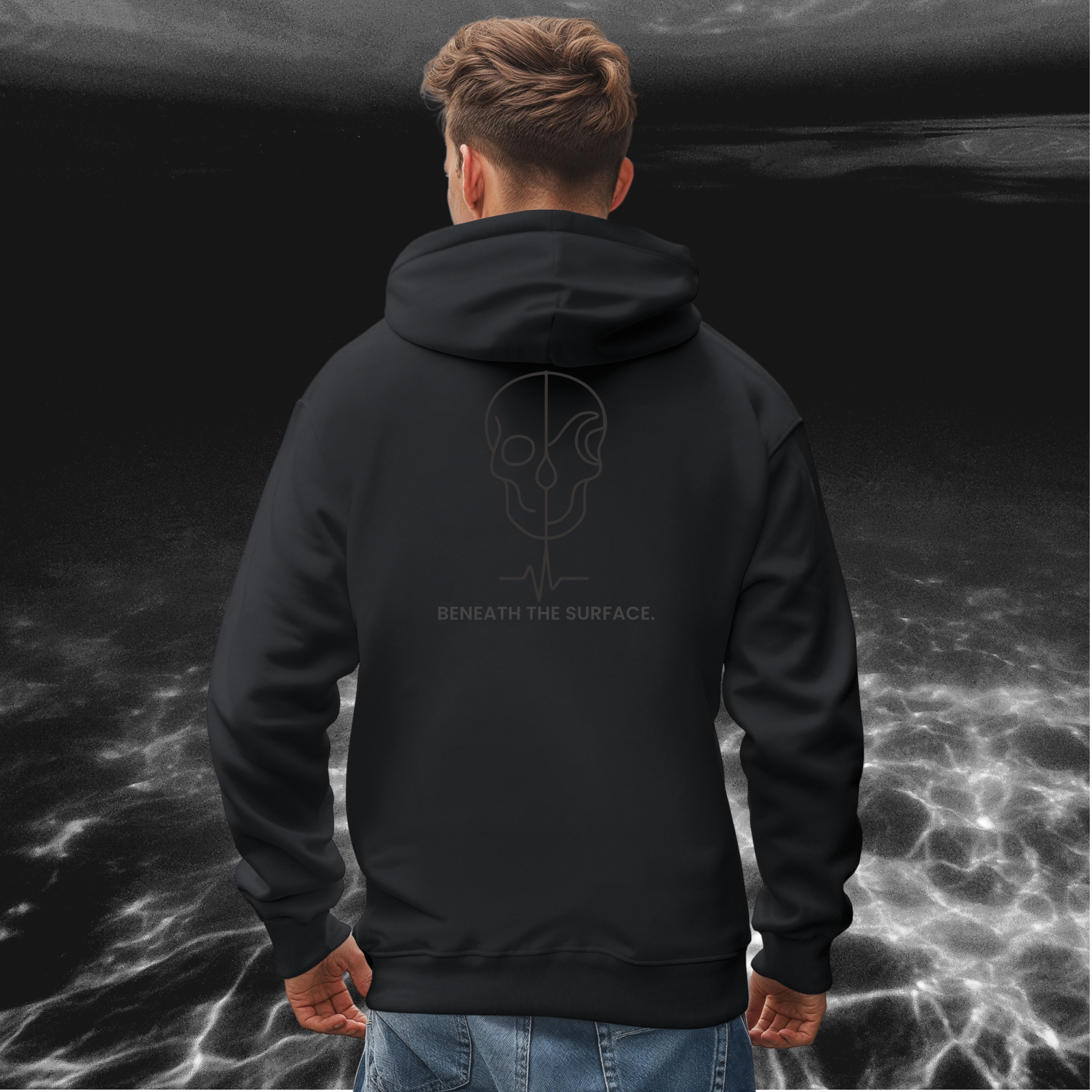Beneath the Surface Skull Hoodie