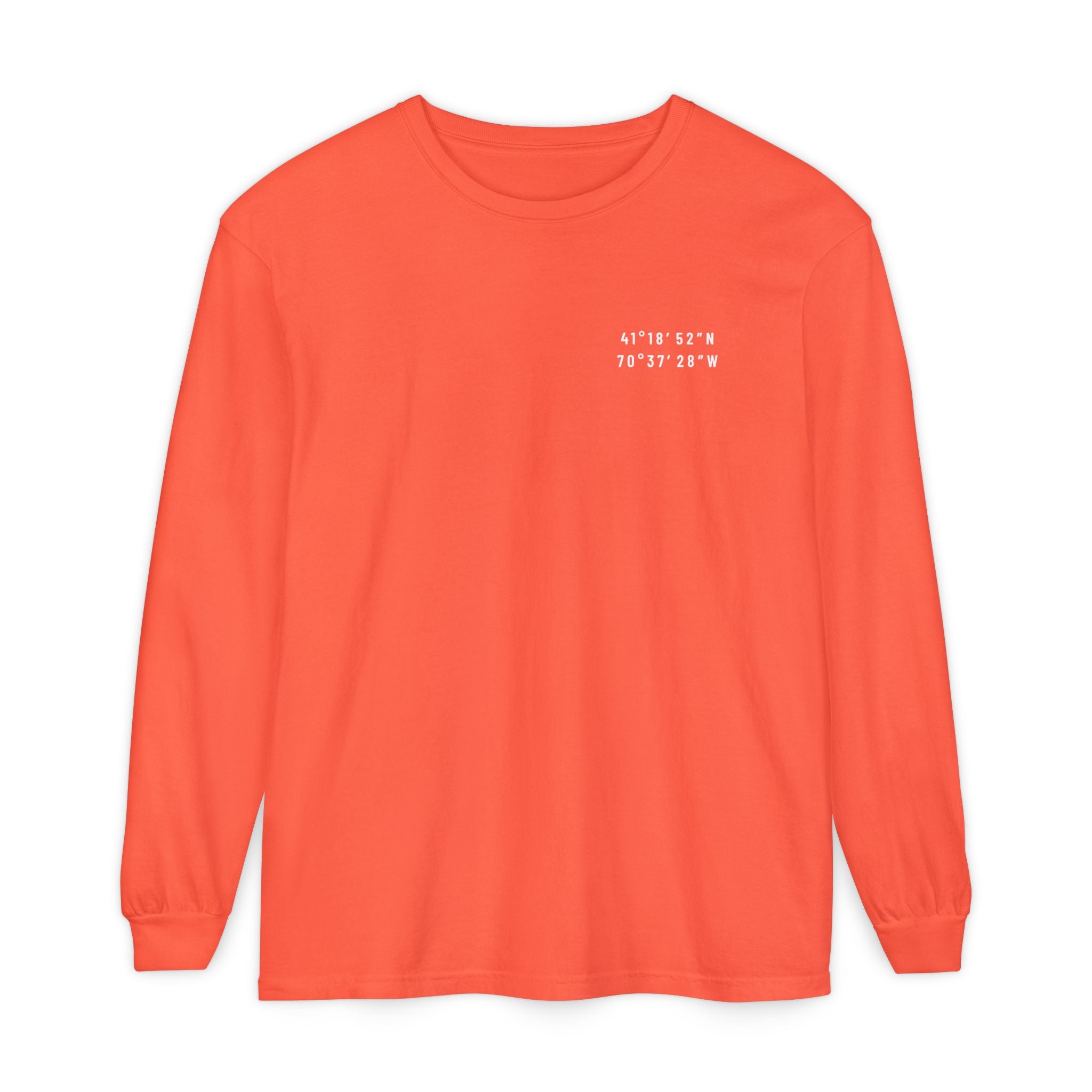 Martha's Vineyard, MA Map Long Sleeve Tee