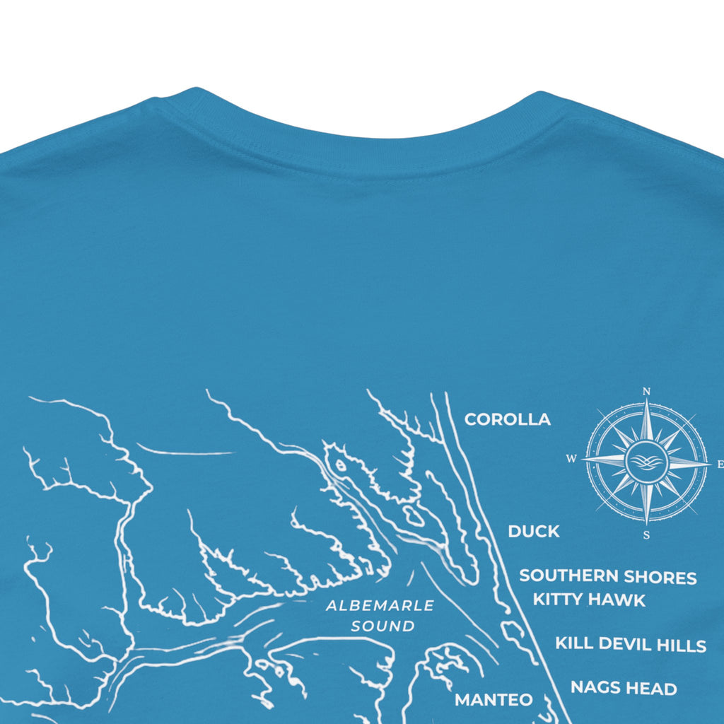 Outer Banks, NC Map Tee