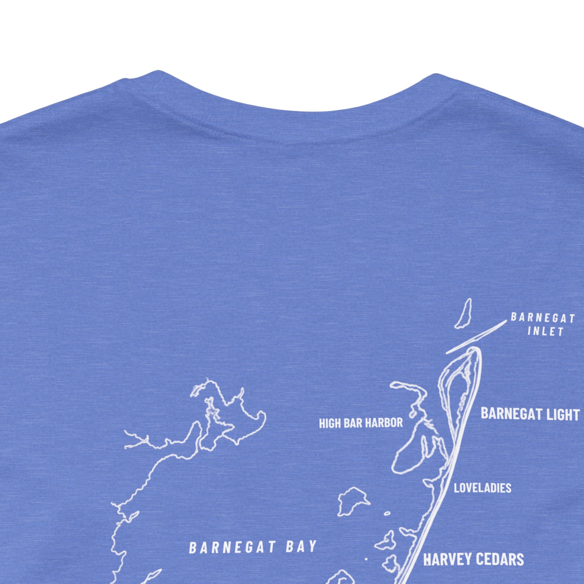 Long Beach Island, NJ Map Tee