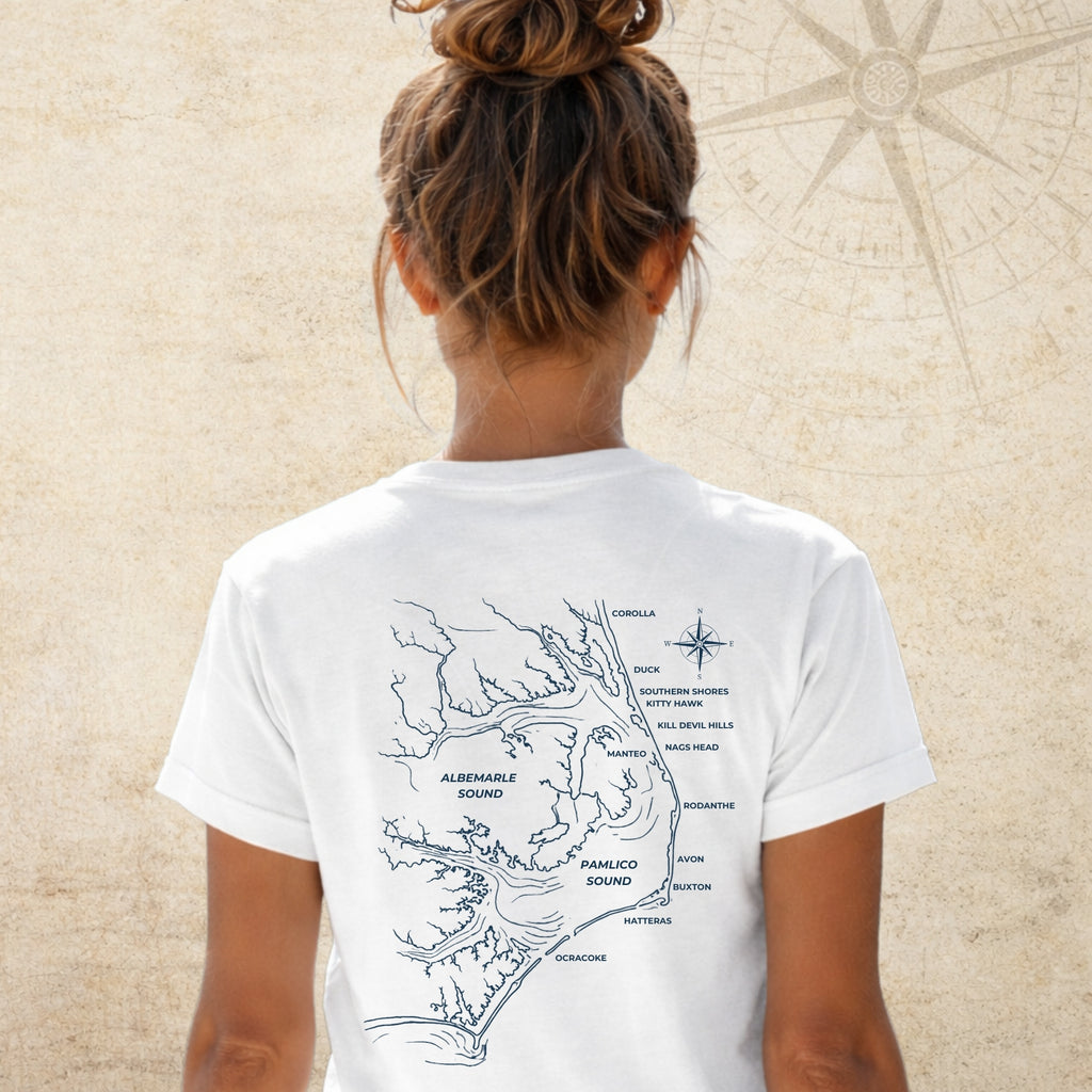 Nautical Map — Outer Banks Tee