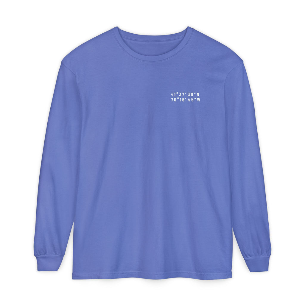Cape Cod, MA Map Long Sleeve Tee
