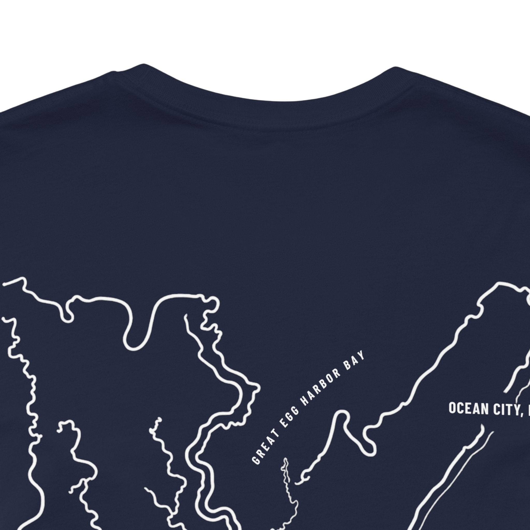 Ocean City, NJ Map Tee