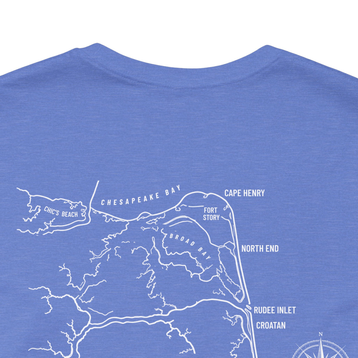 Virginia Beach, VA Map Tee