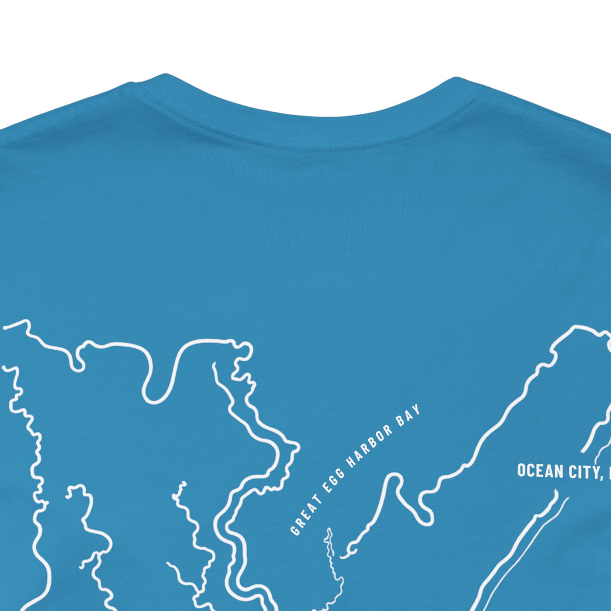 Ocean City, NJ Map Tee