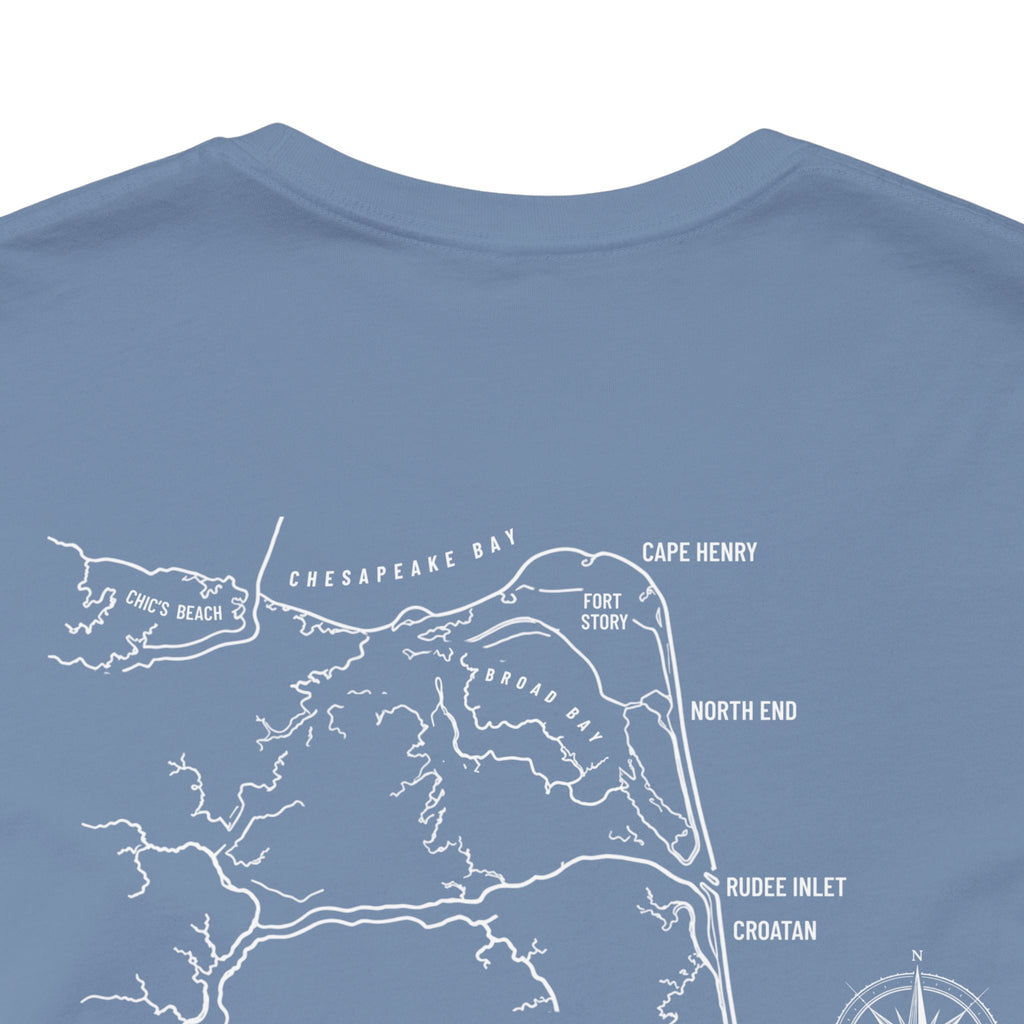Virginia Beach, VA Map Tee