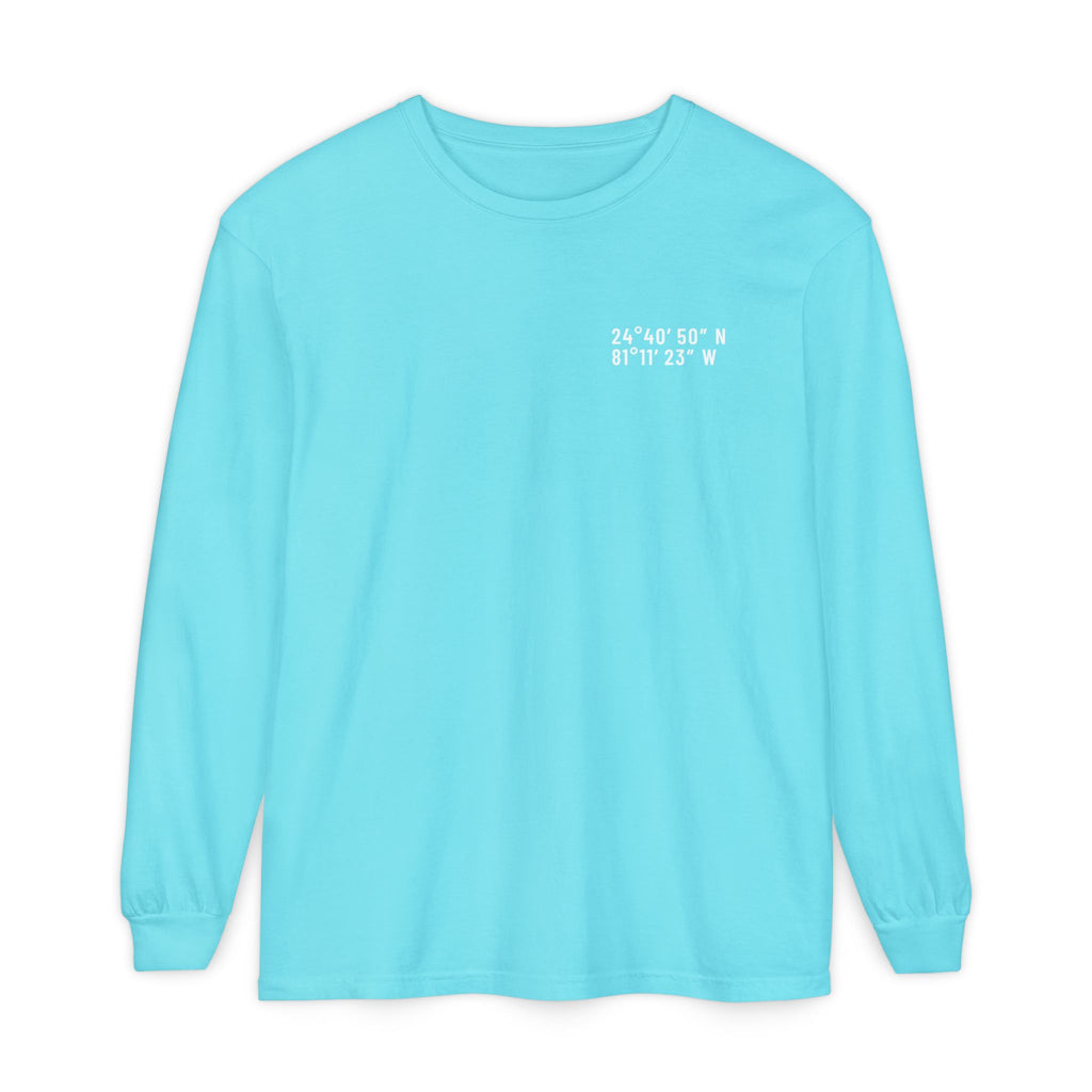 Florida Keys Map Long Sleeve Tee