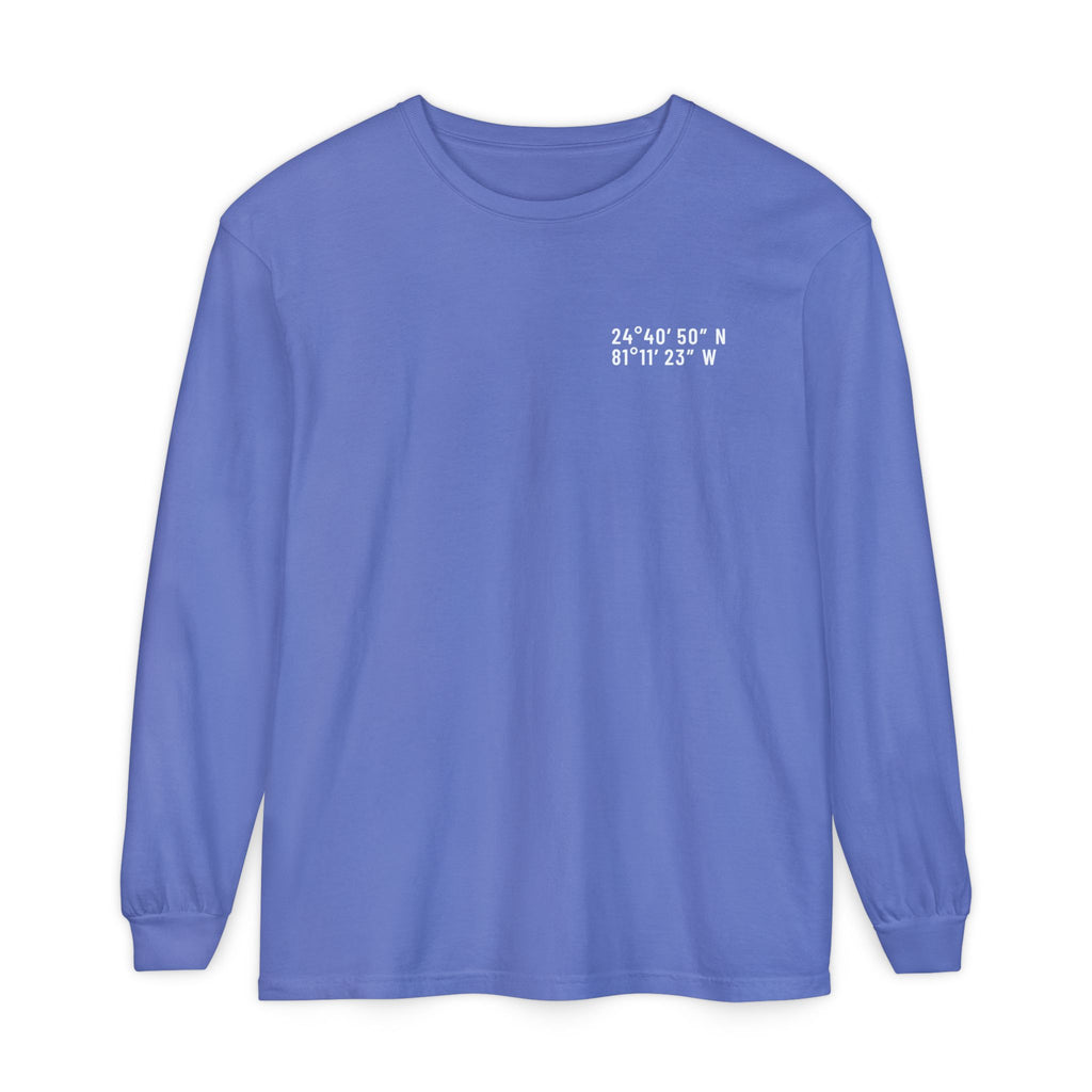Florida Keys Map Long Sleeve Tee