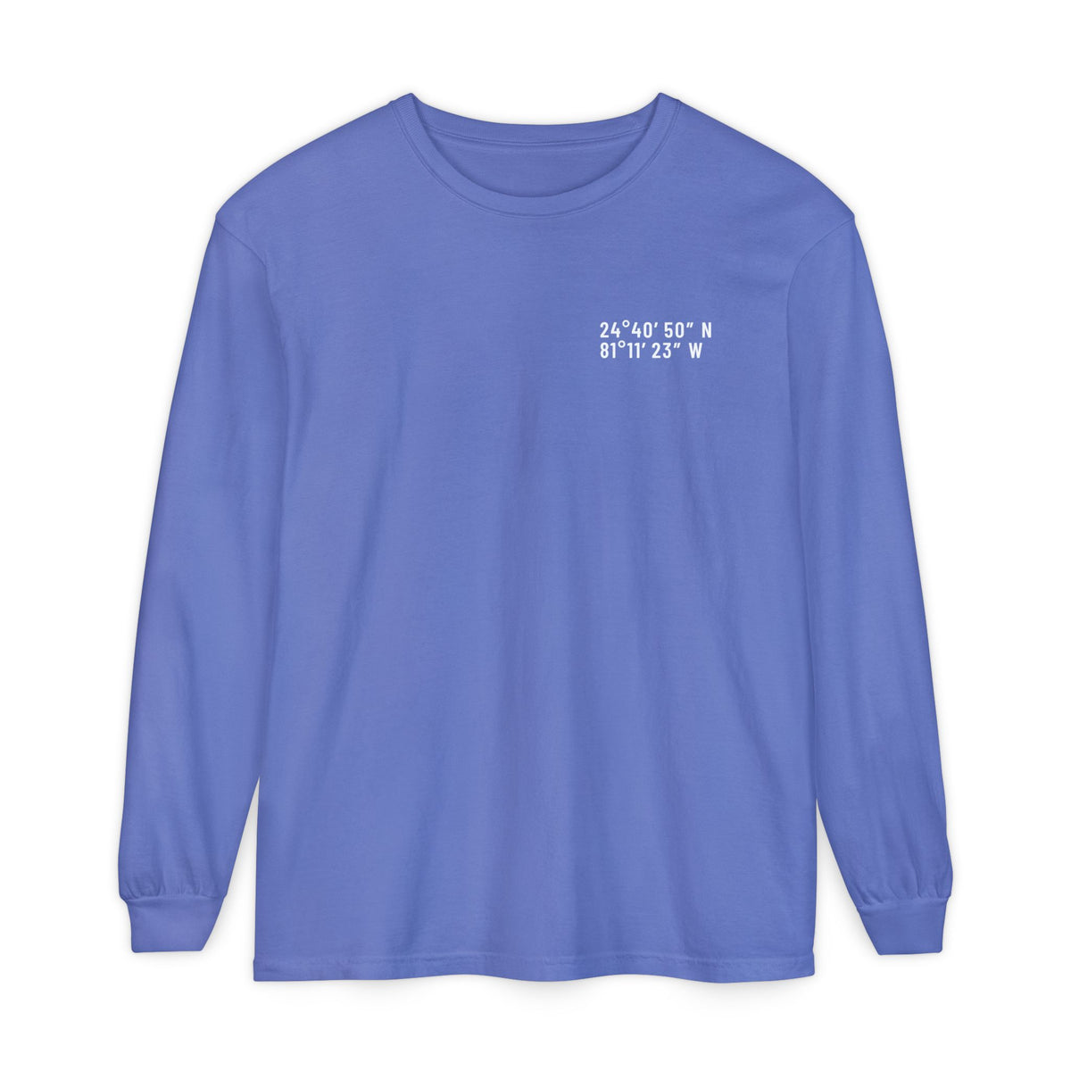 Florida Keys Map Long Sleeve Tee
