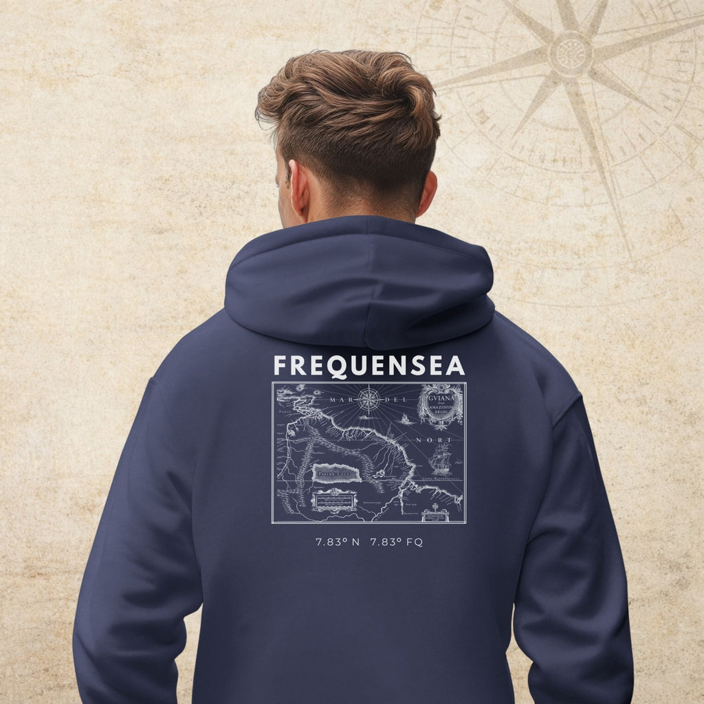 Nautical Map 7.83 Coordinates Hoodie