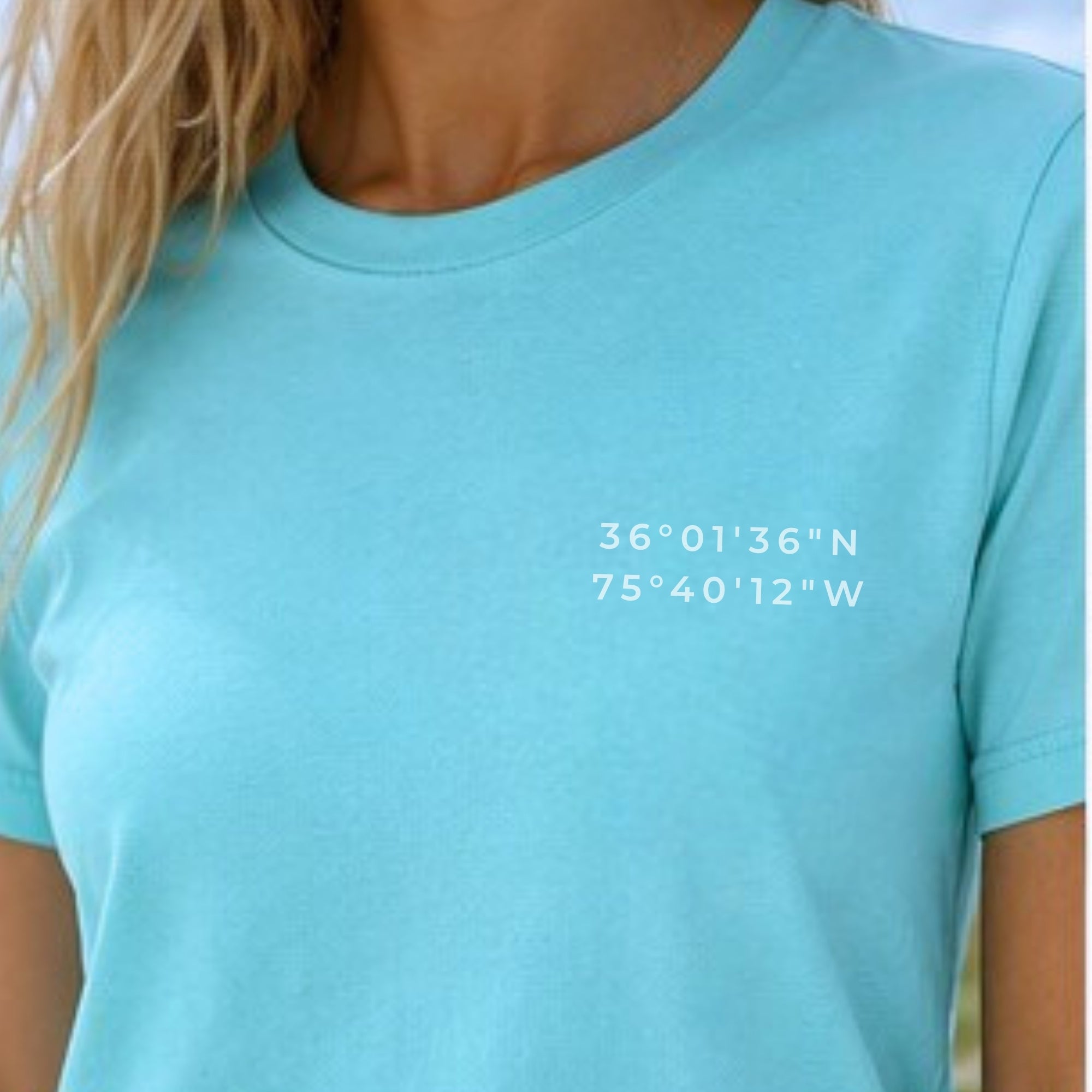Outer Banks, NC Map Tee