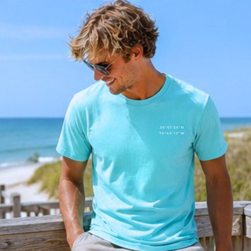 Outer Banks, NC Map Tee