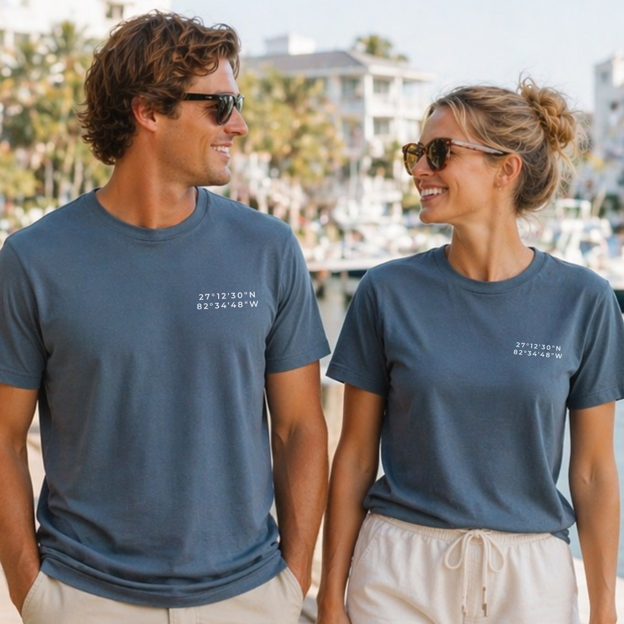 Sarasota Map Tee