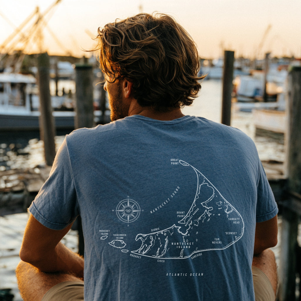 Nantucket Map Tee
