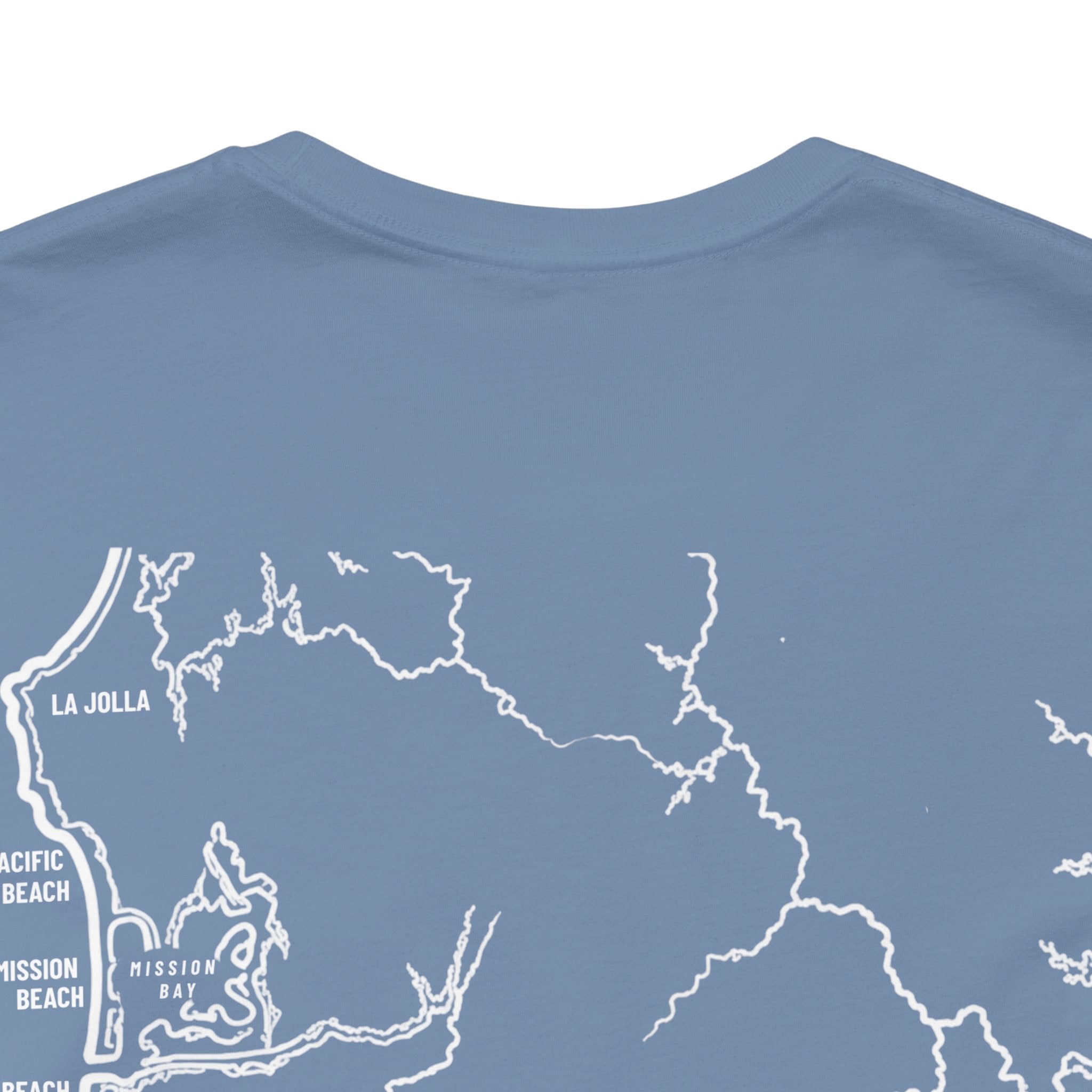 San Diego, CA Map Tee