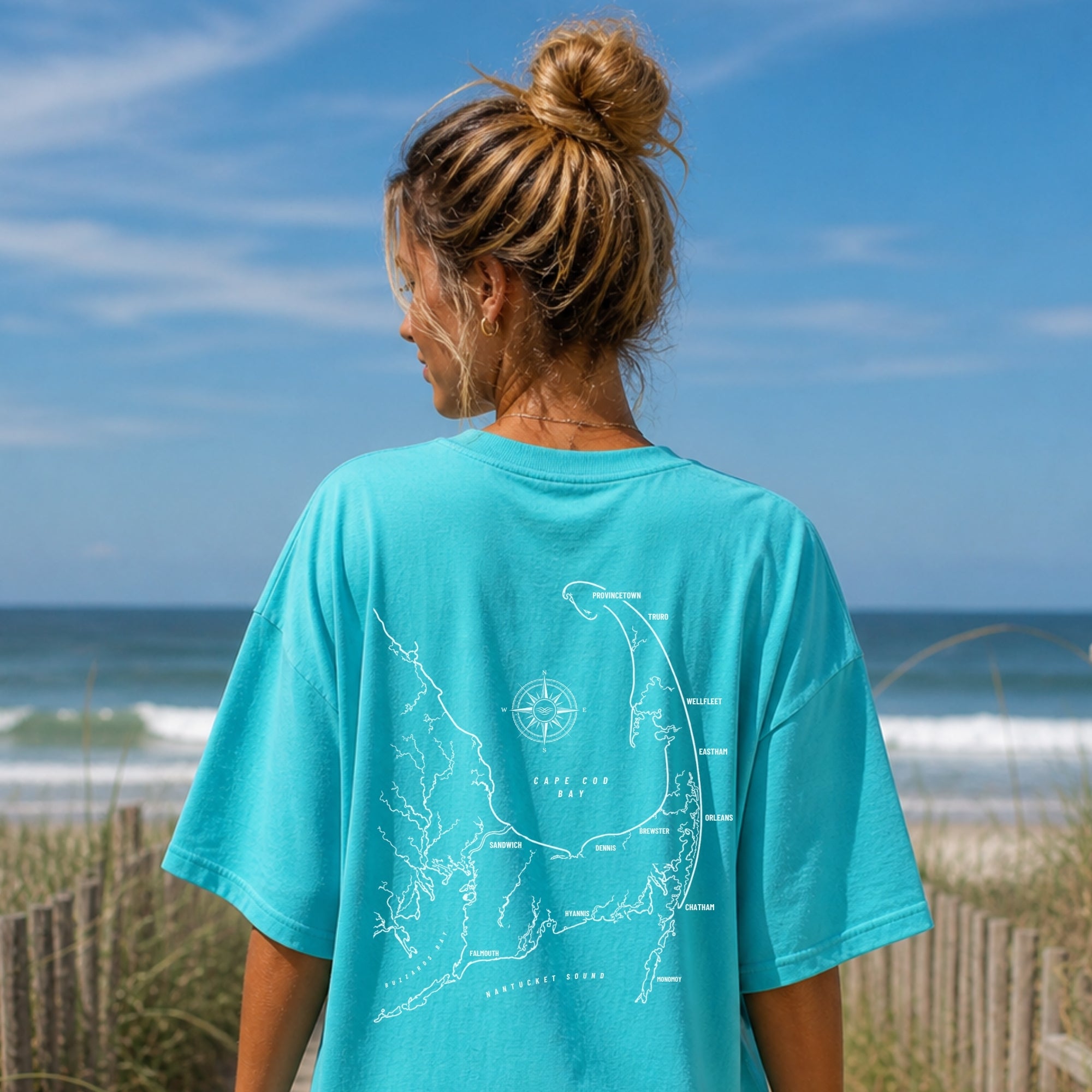 Cape Cod Map Tee