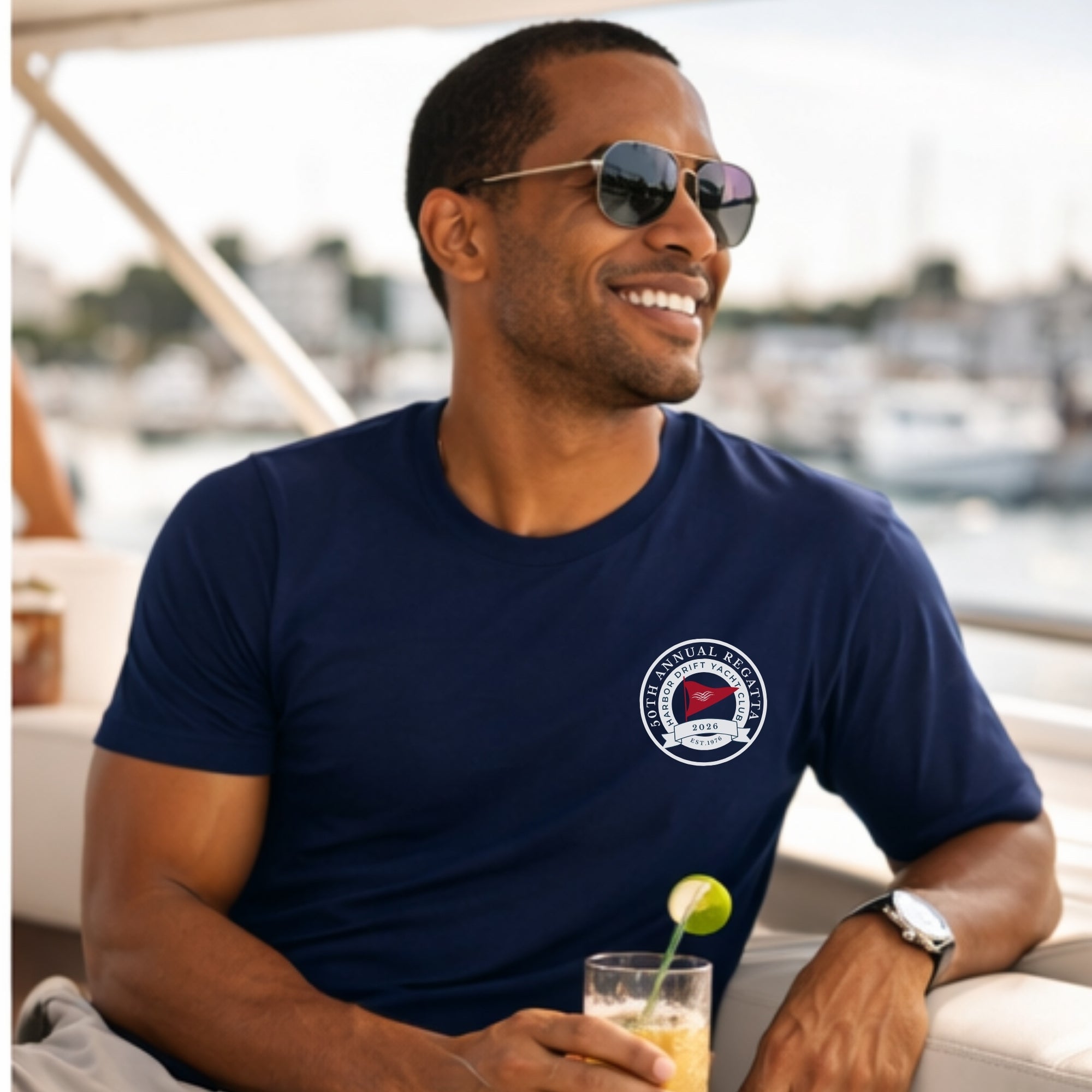 Harbor Drift Yacht Club Tee
