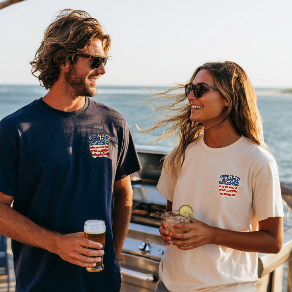 Tune In Drift Out | Long Weekend Tee