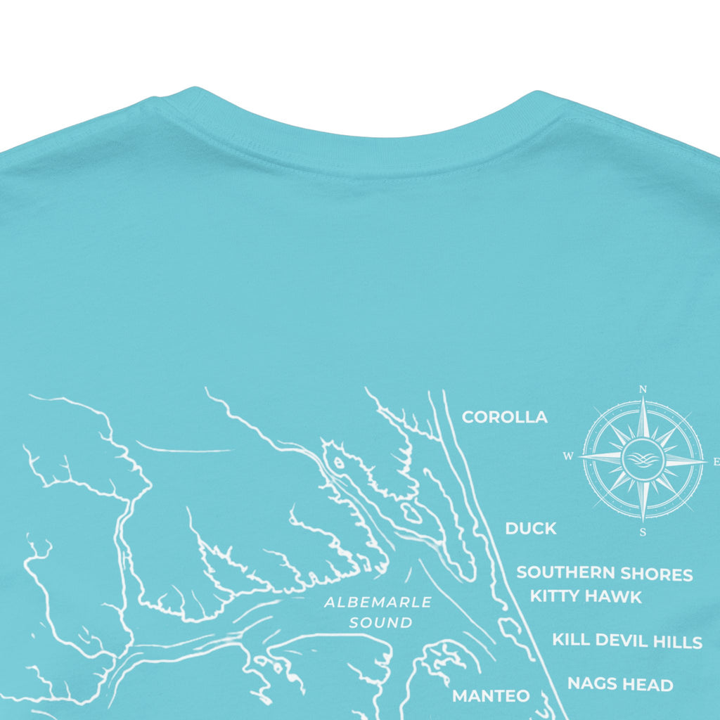 Outer Banks, NC Map Tee