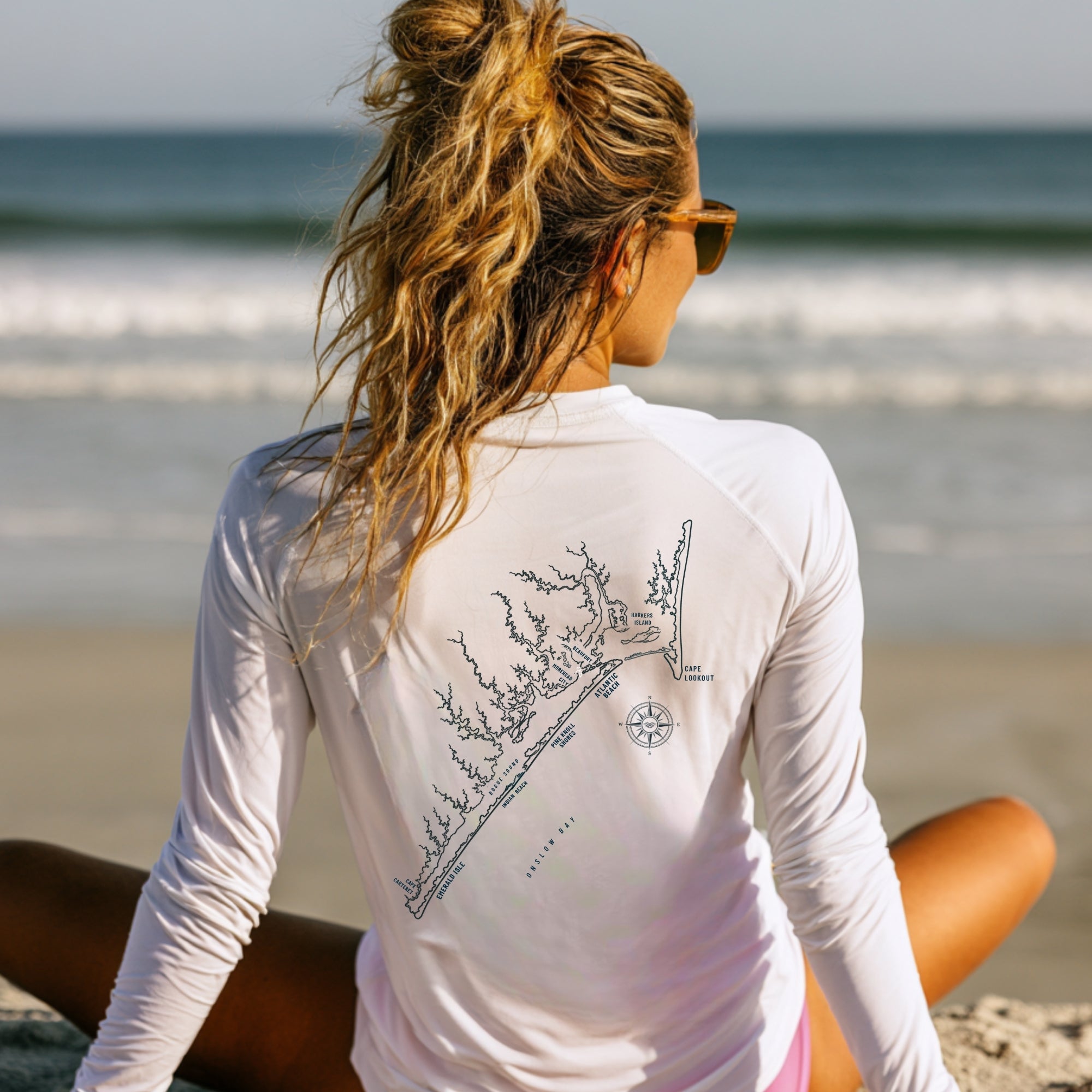Crystal Coast, NC UPF 50+ Sun Shirt