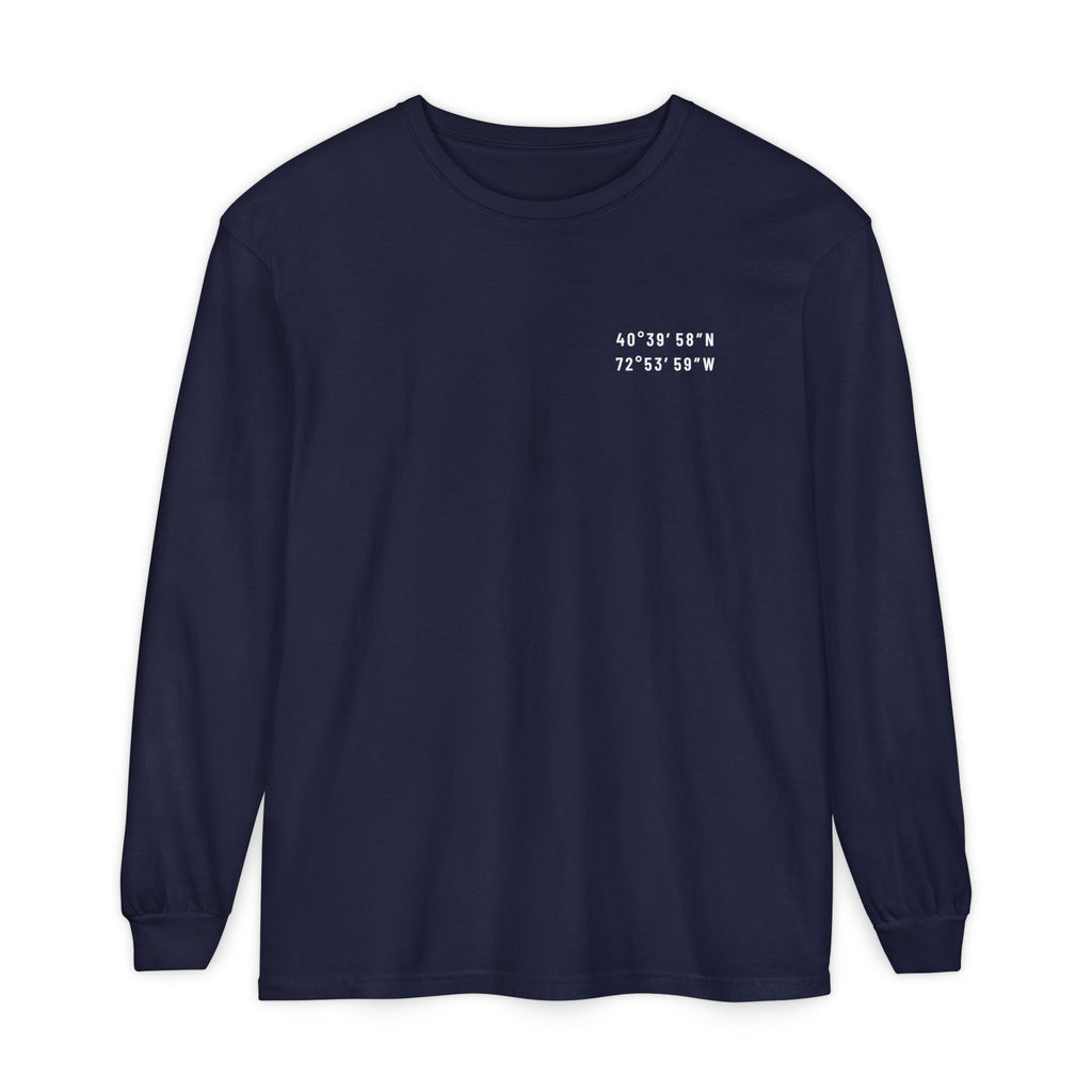 Long Island, NY Map Long Sleeve Tee