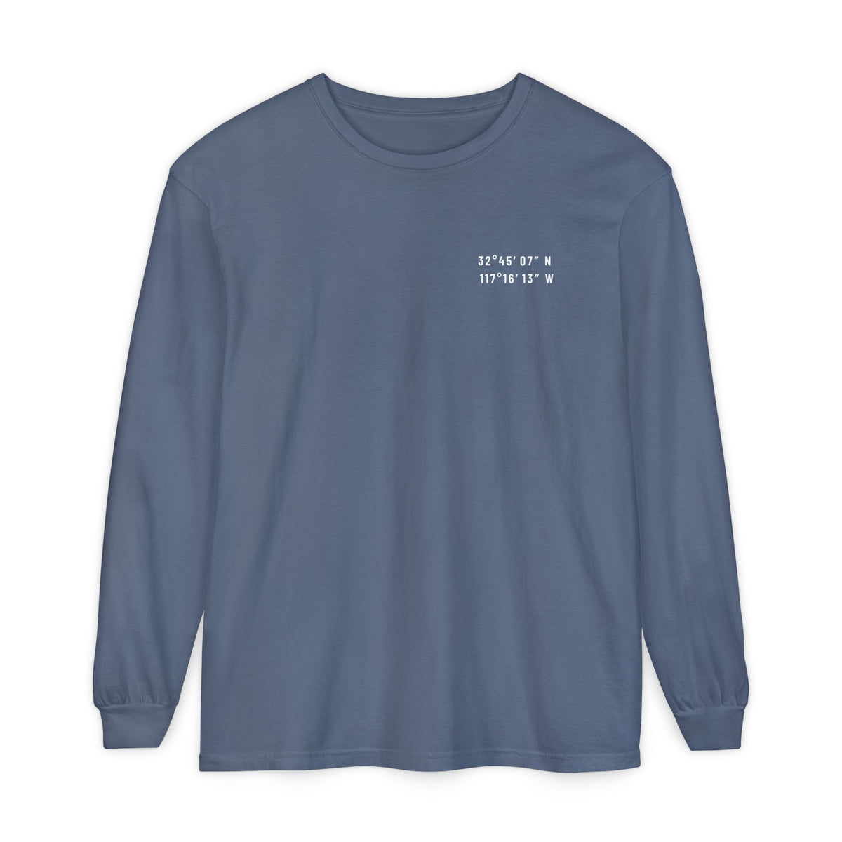 San Diego, CA Map Long Sleeve Tee