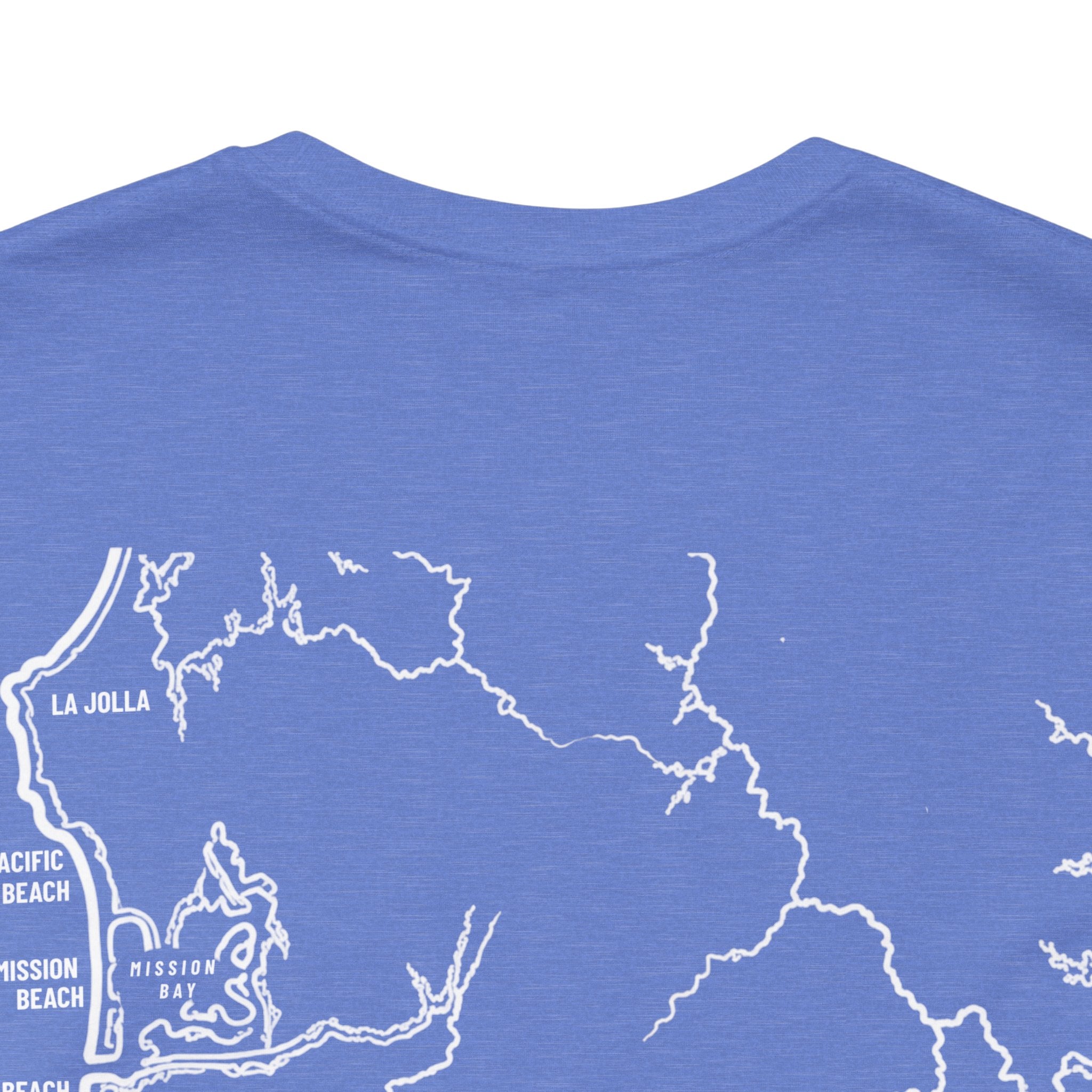 San Diego, CA Map Tee