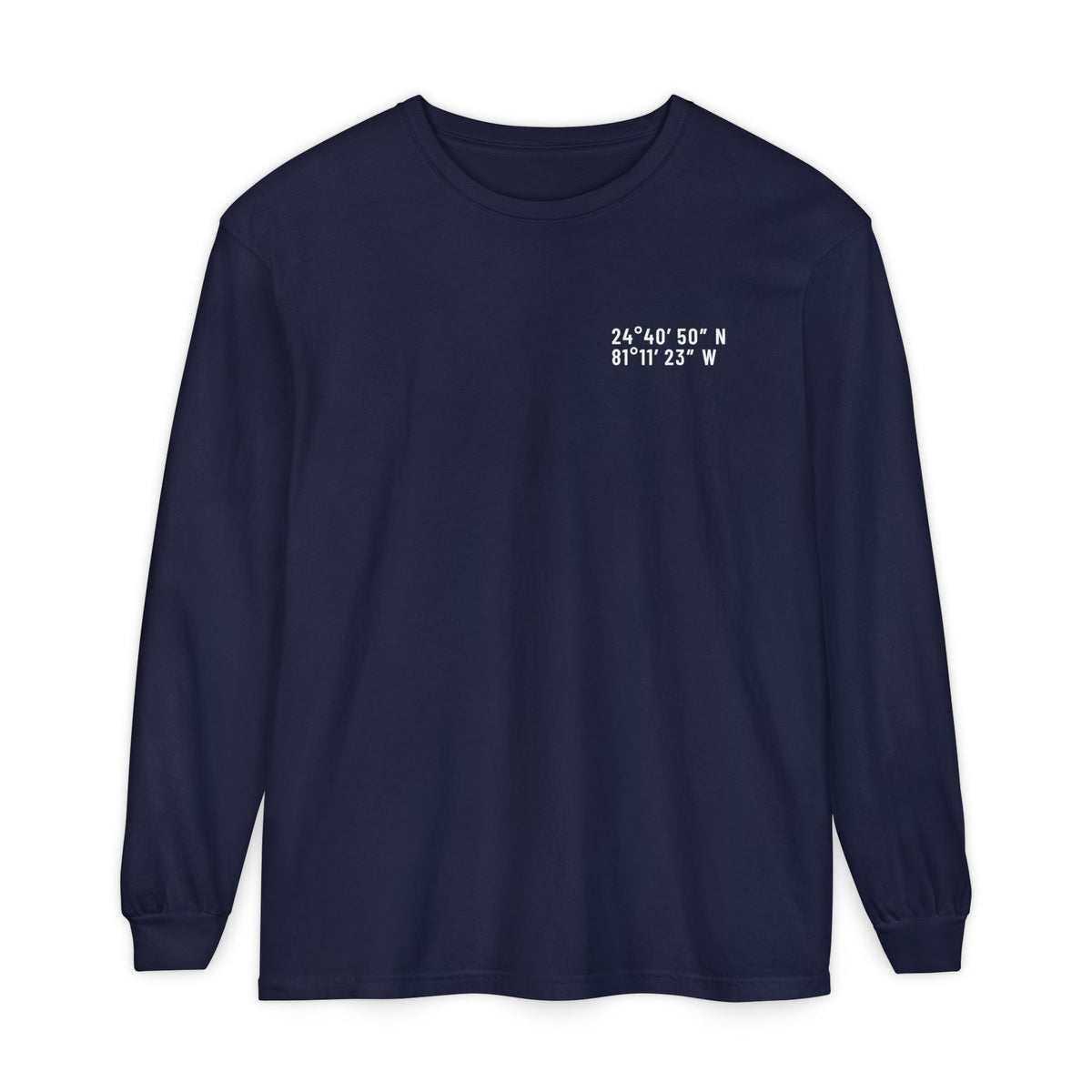 Florida Keys Map Long Sleeve Tee