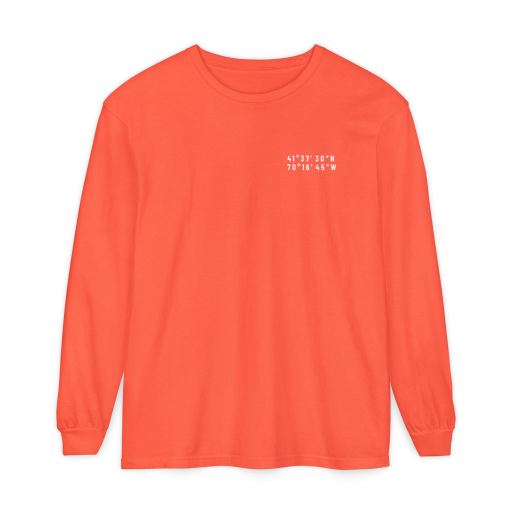 Cape Cod, MA Map Long Sleeve Tee