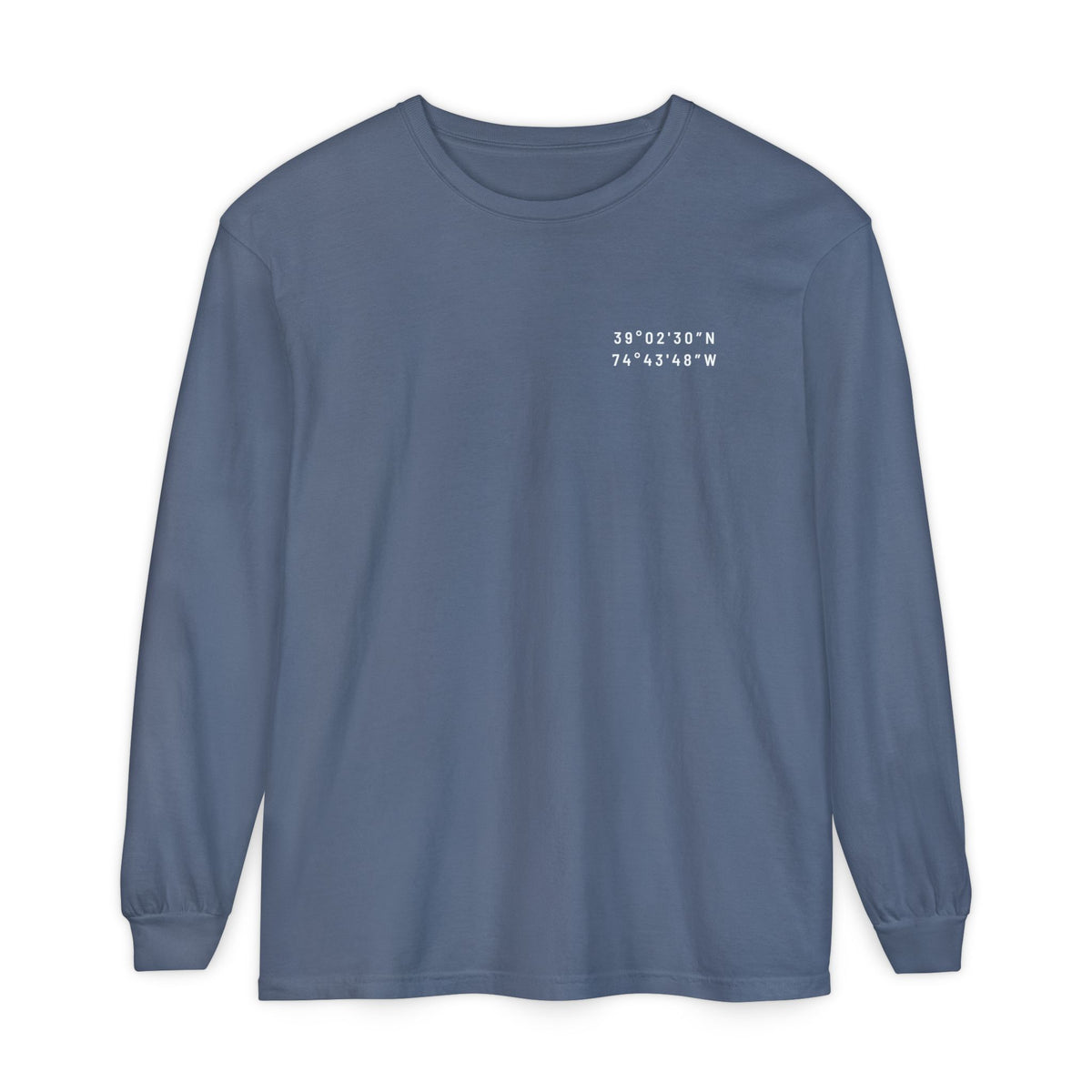 Stone Harbor | Avalon Map Long Sleeve Tee (Seven Mile Island)