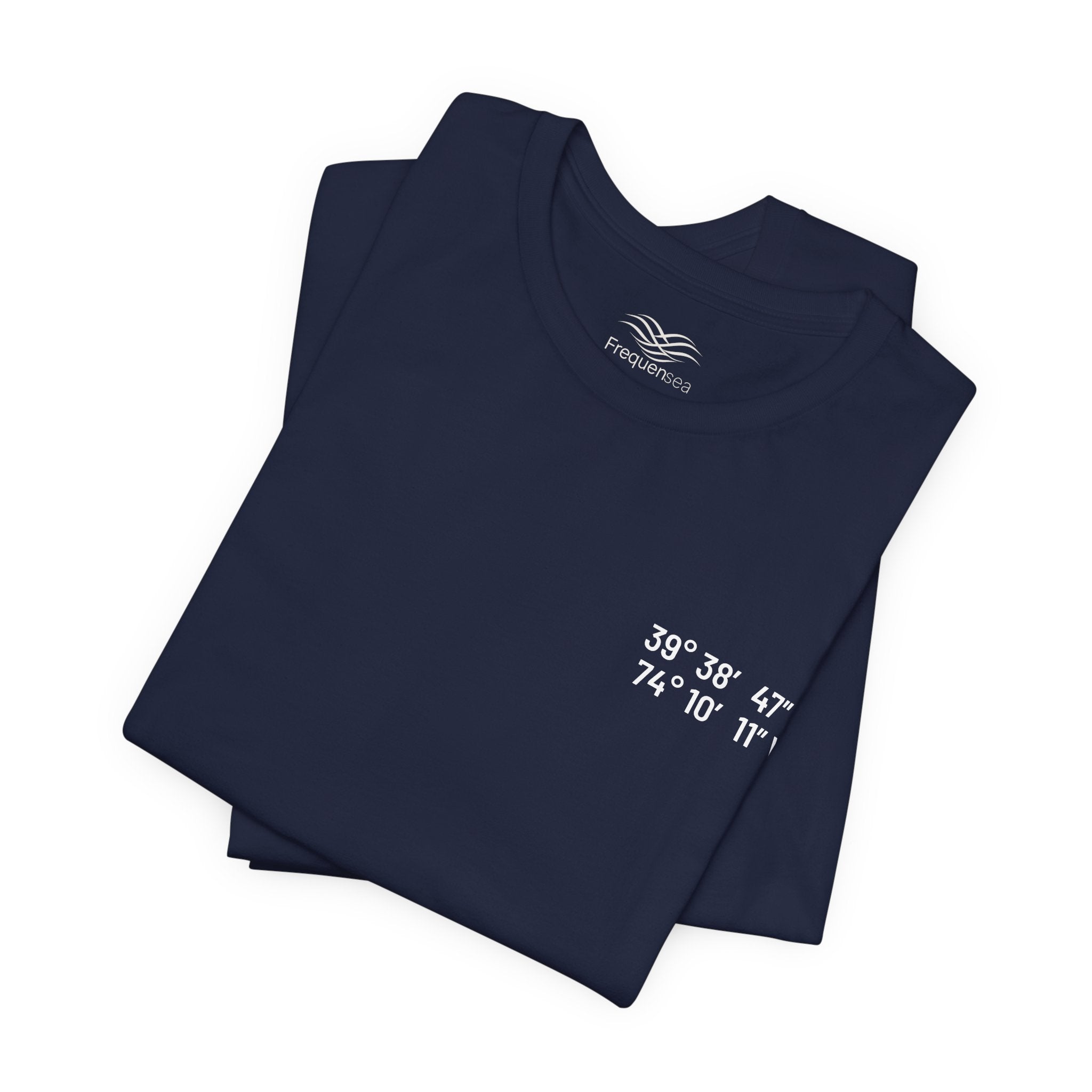 Long Beach Island, NJ Map Tee — Custom Coordinates