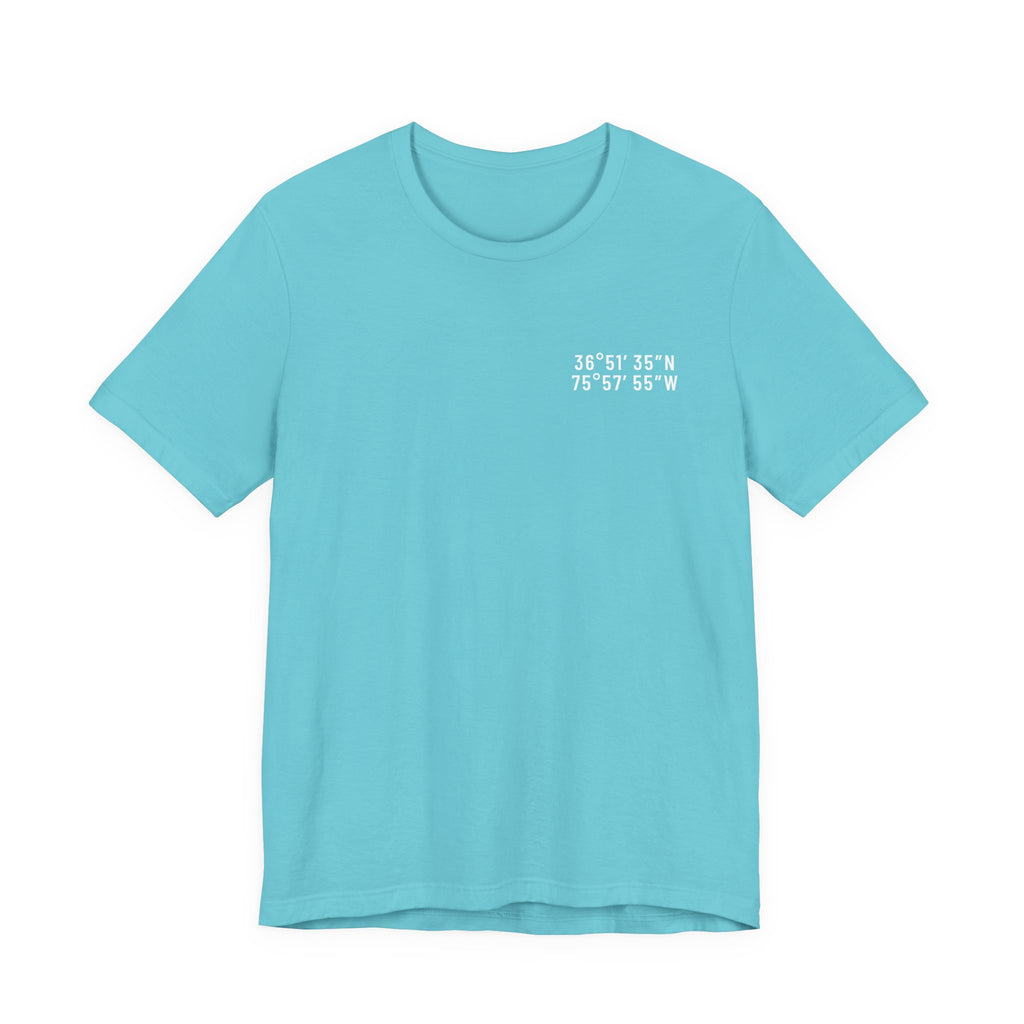 Virginia Beach, VA Map Tee